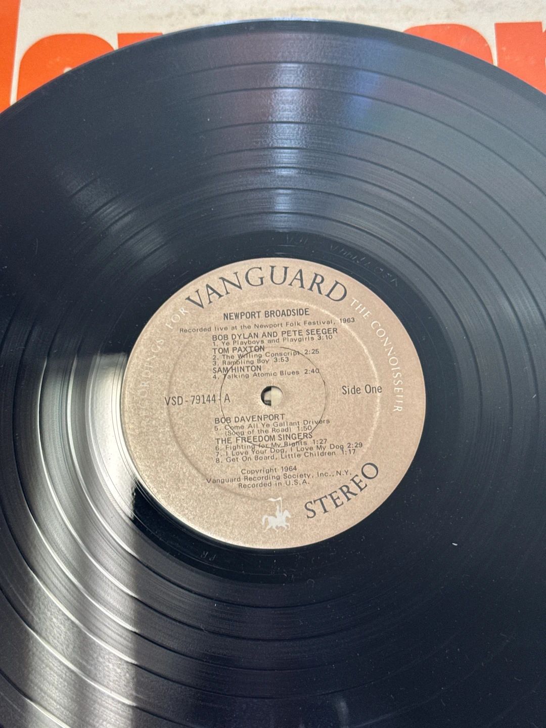 Various – Newport Broadside (1964, Vanguard)
