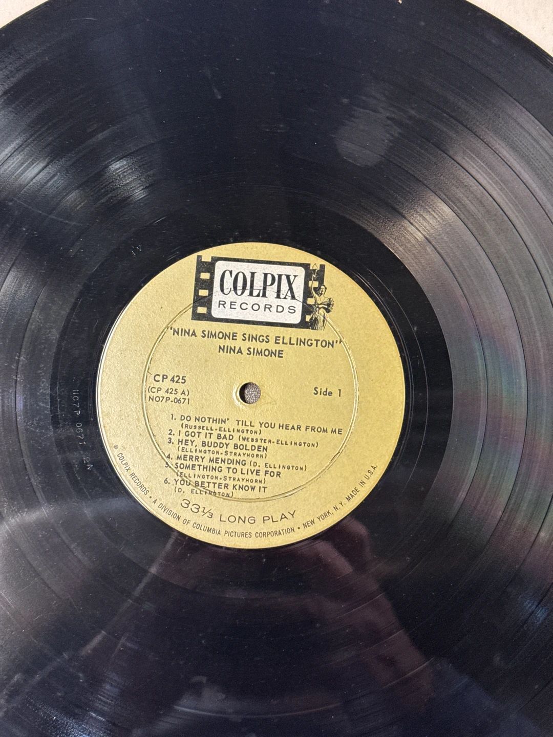 Nina Simone – Nina Simone Sings Ellington (1962, Colpix Records)