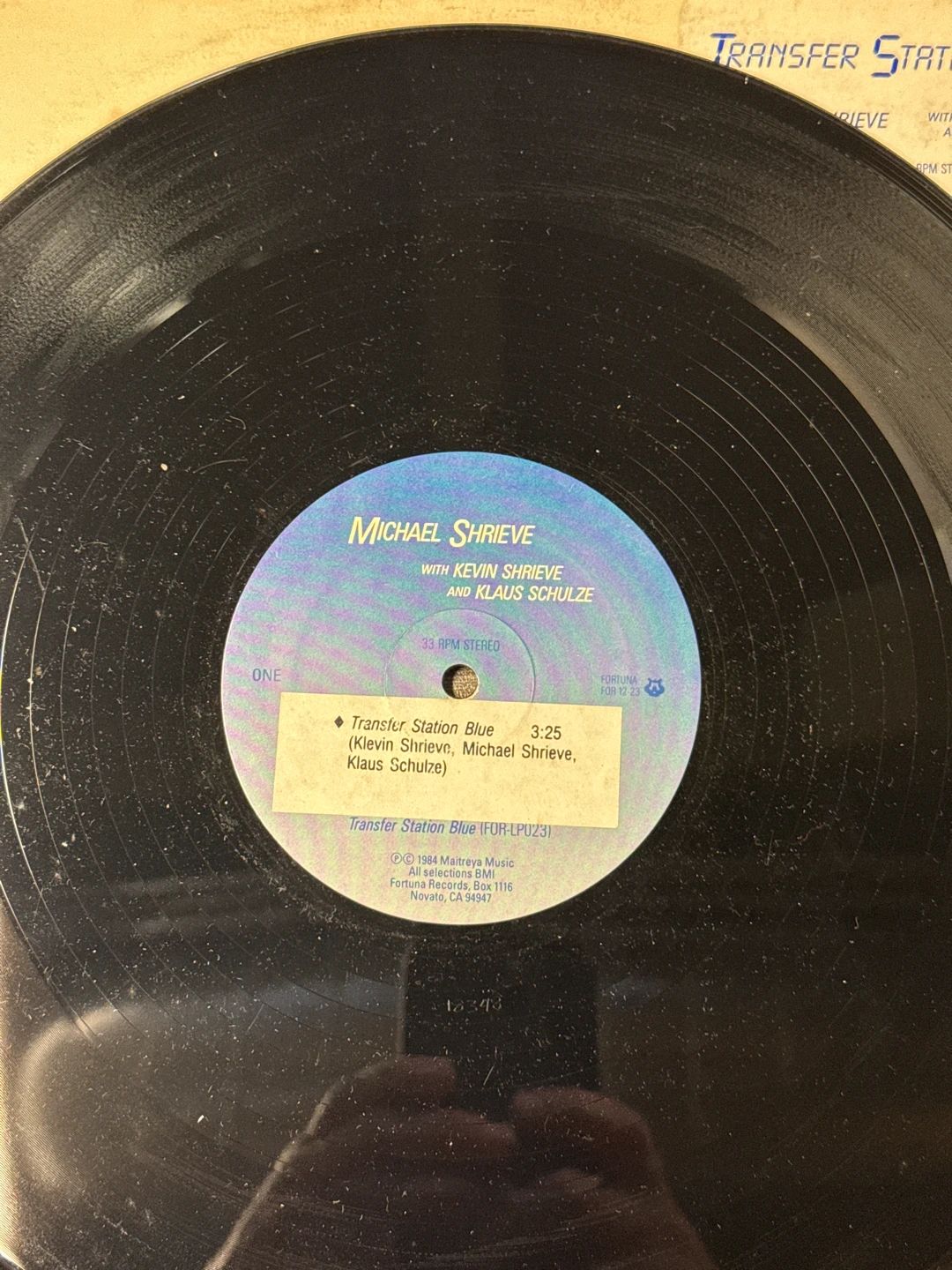Michael Shrieve|Kevin Shrieve|Klaus Schulze – Transfer Station Blue (1985, Fortuna Records)