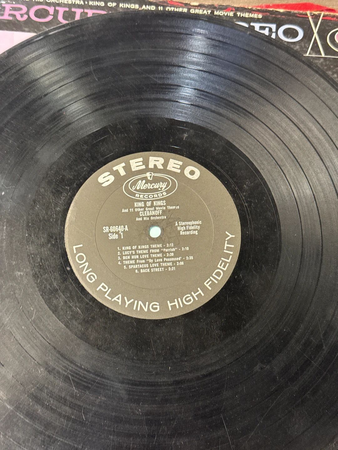 Clebanoff And His Orchestra – King Of Kings And 11 Other Great Movie Themes (1961, Mercury)