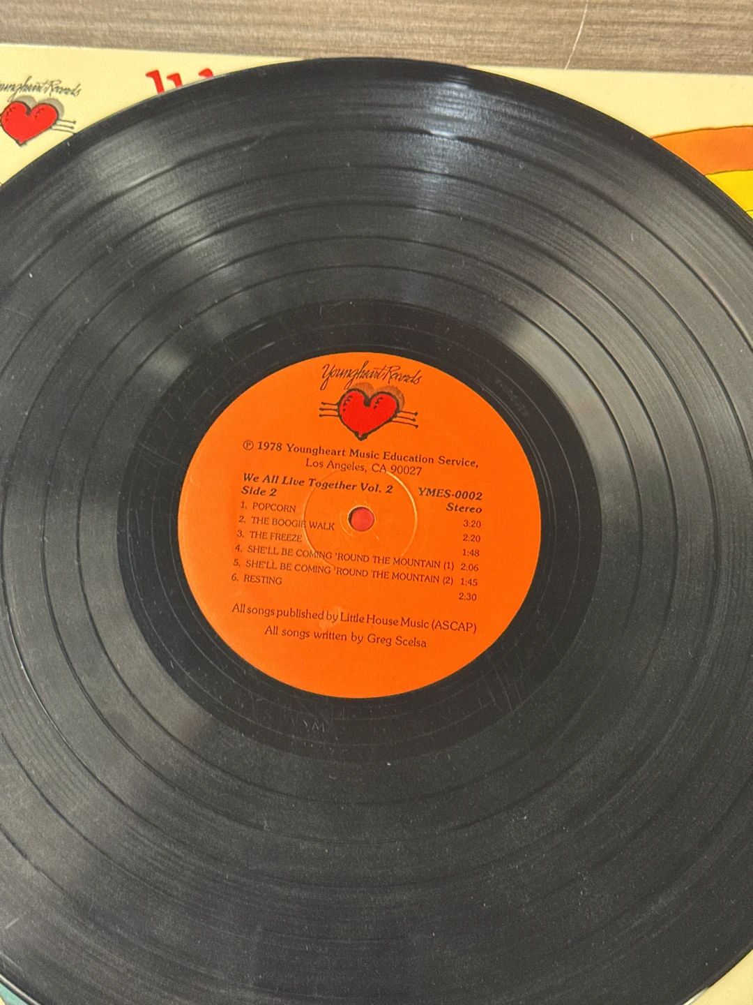 Greg Scelsa – We All Live Together Vol. 2 (1978, Youngheart Records)