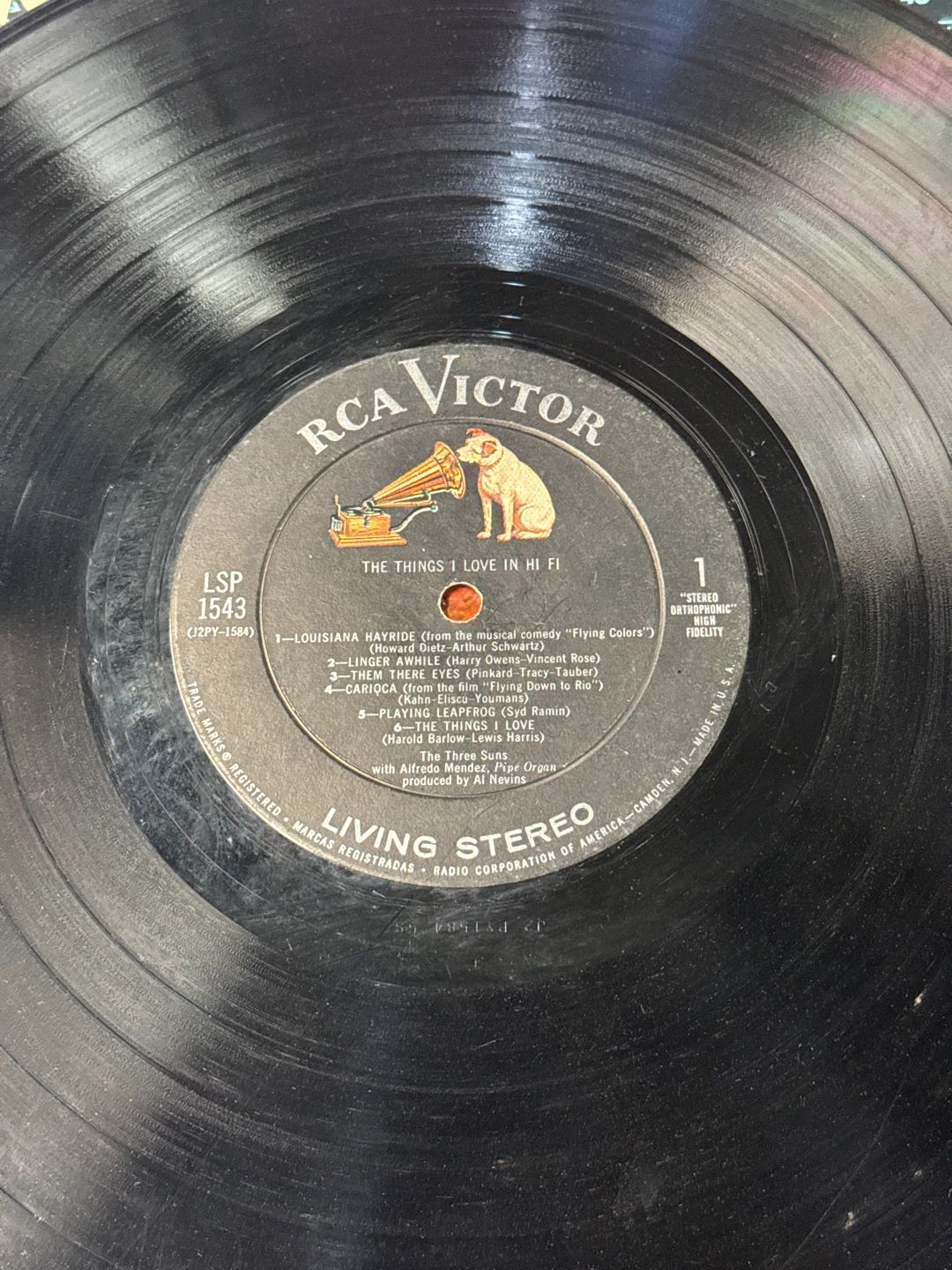 Three Suns, The – The Things I Love In Hi-Fi (1957, RCA Victor)