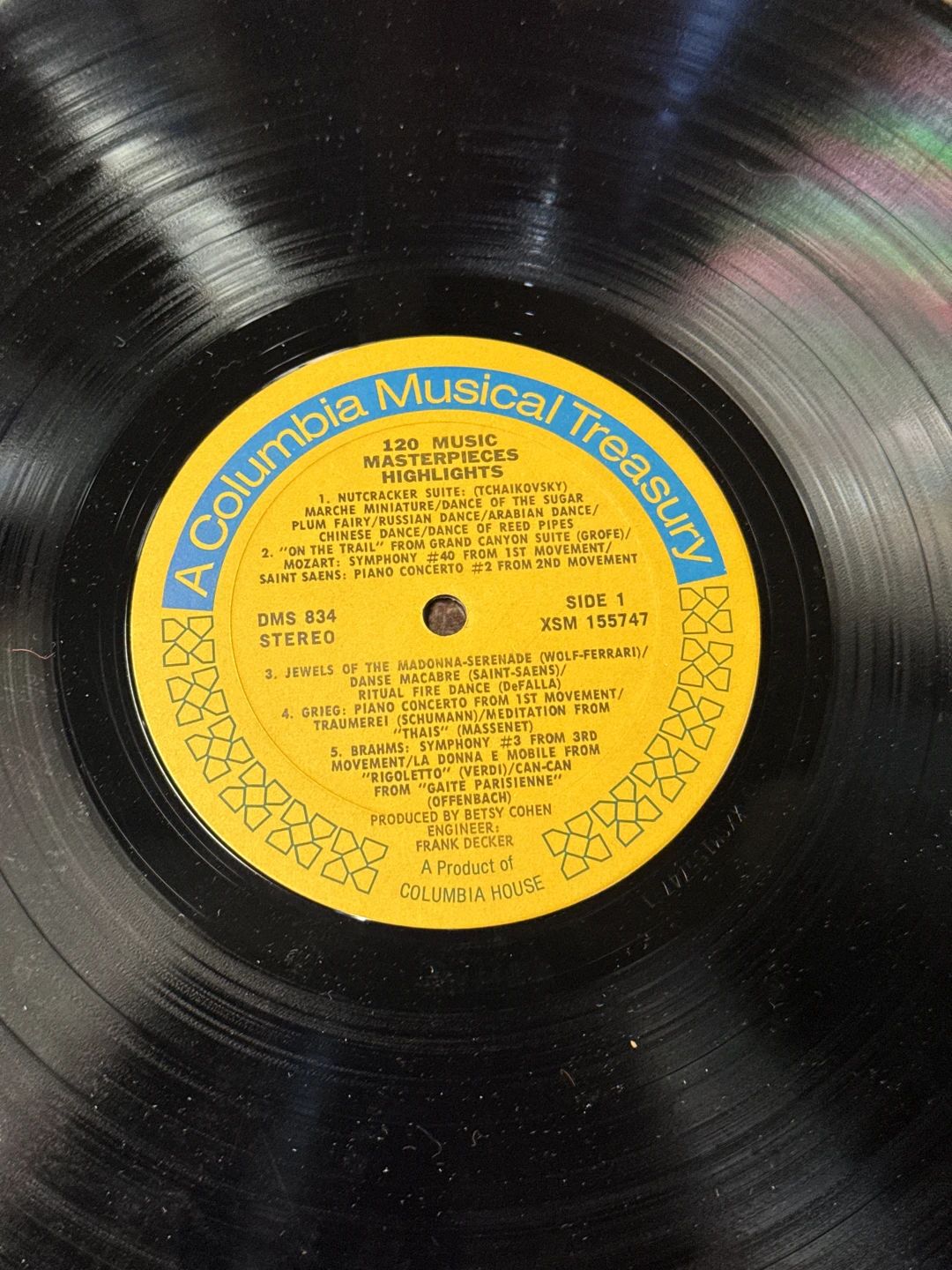 Various – 120 Music Masterpieces Highlights (1971, Columbia House)