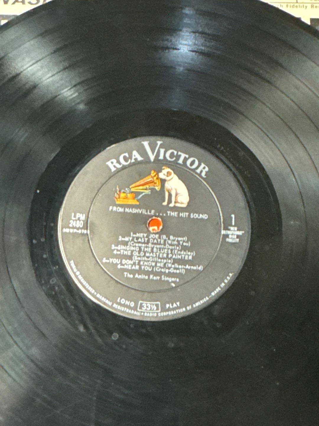 Anita Kerr Singers, The – From Nashville ... The Hit Sound (1962, RCA Victor)