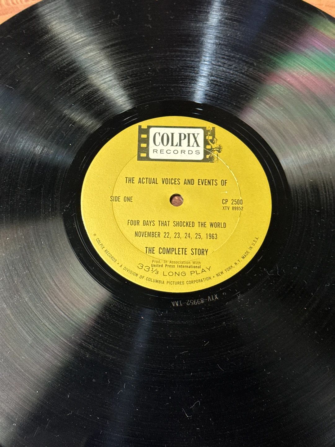 Reid Collins – Four Days That Shocked The World (1963, Colpix Records)