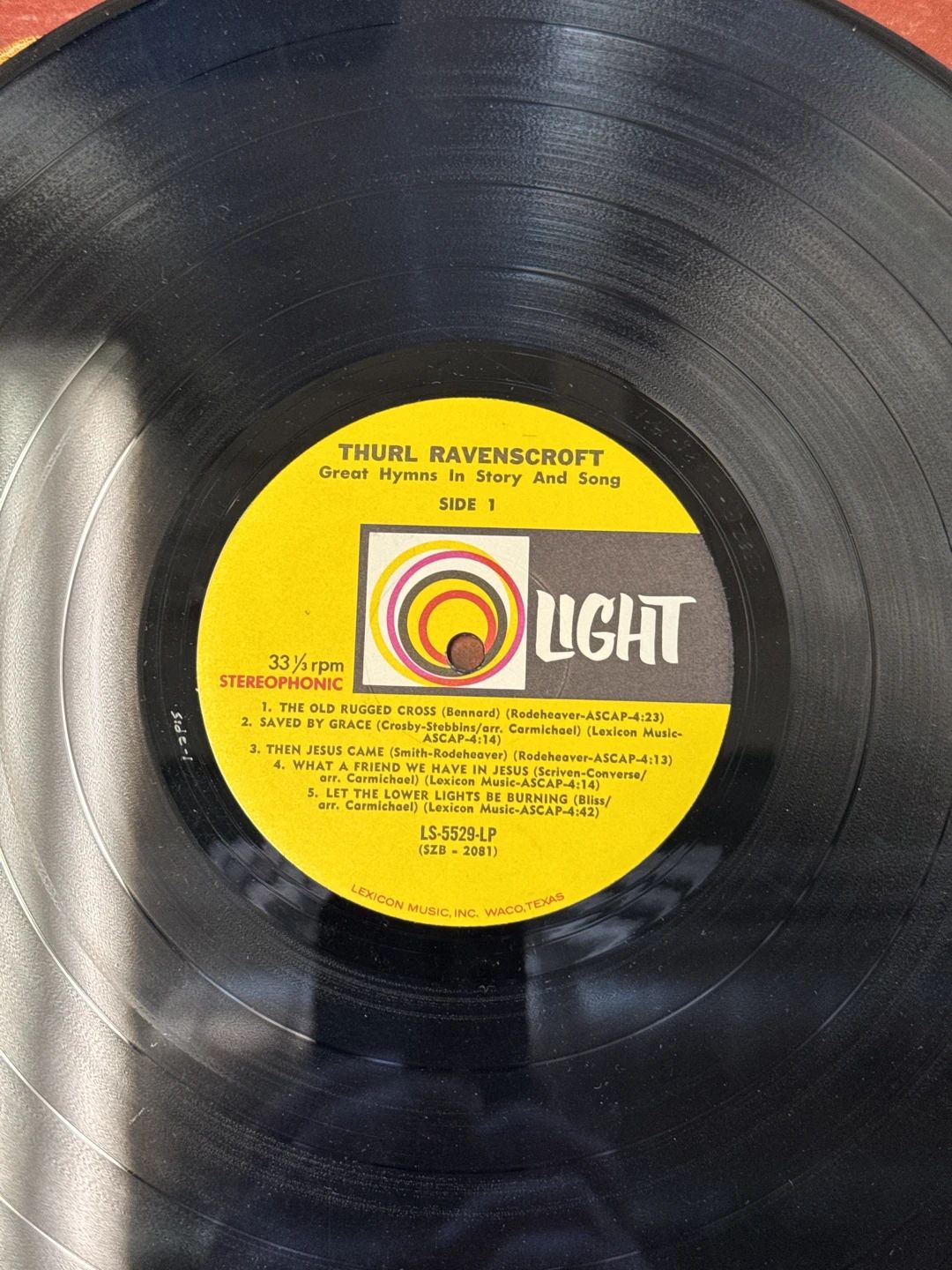 Thurl Ravenscroft – Great Hymns In Story And Song (1970, Light Records)