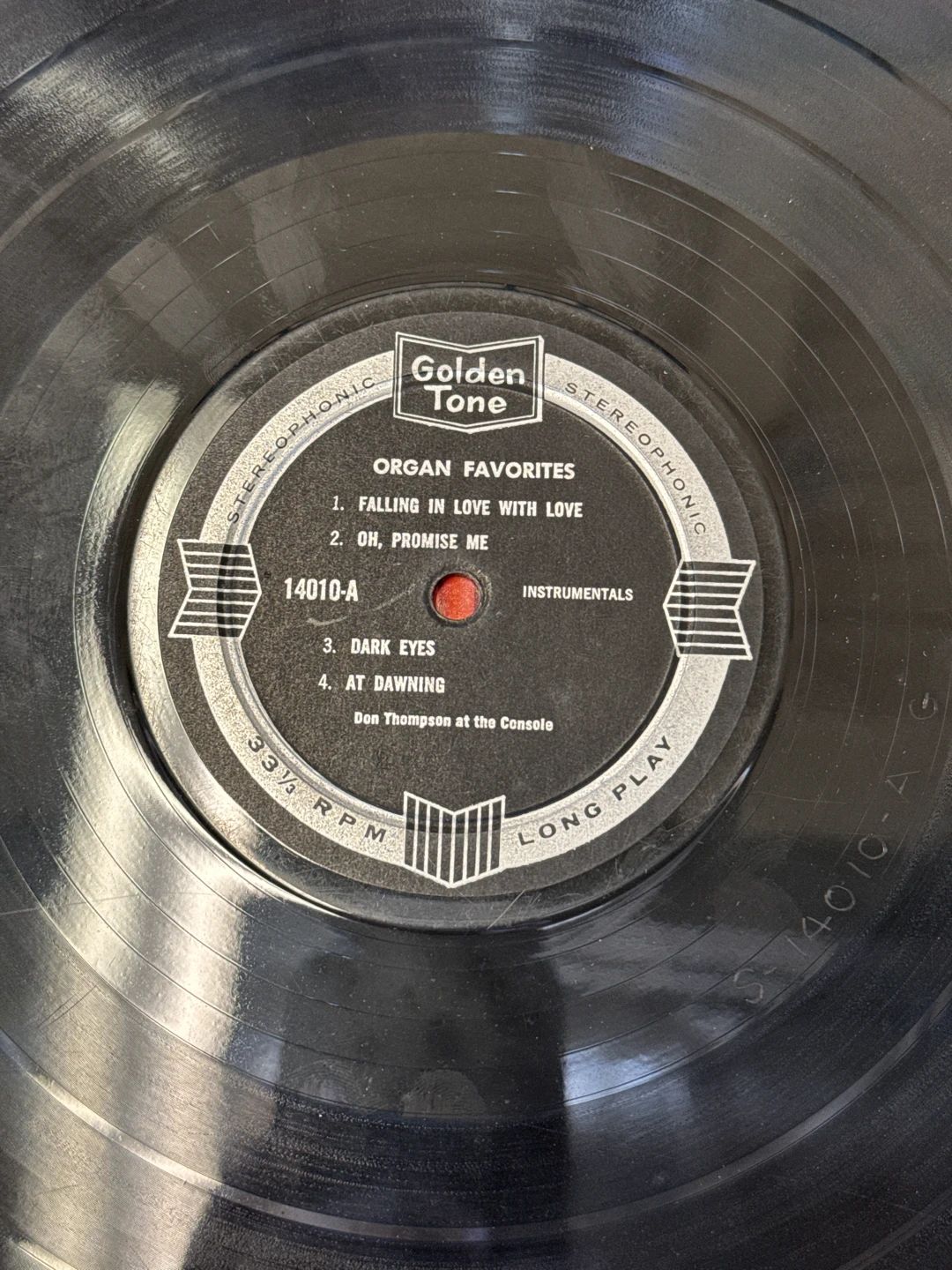 Don Thompson – Organ Favorites (Golden Tone)