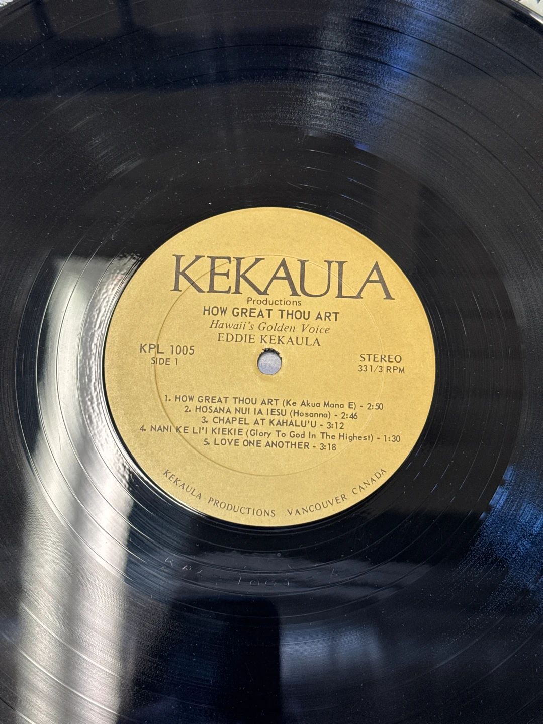 Eddie Kekaula – How Great Thou Art (1979, Kekaula Productions)