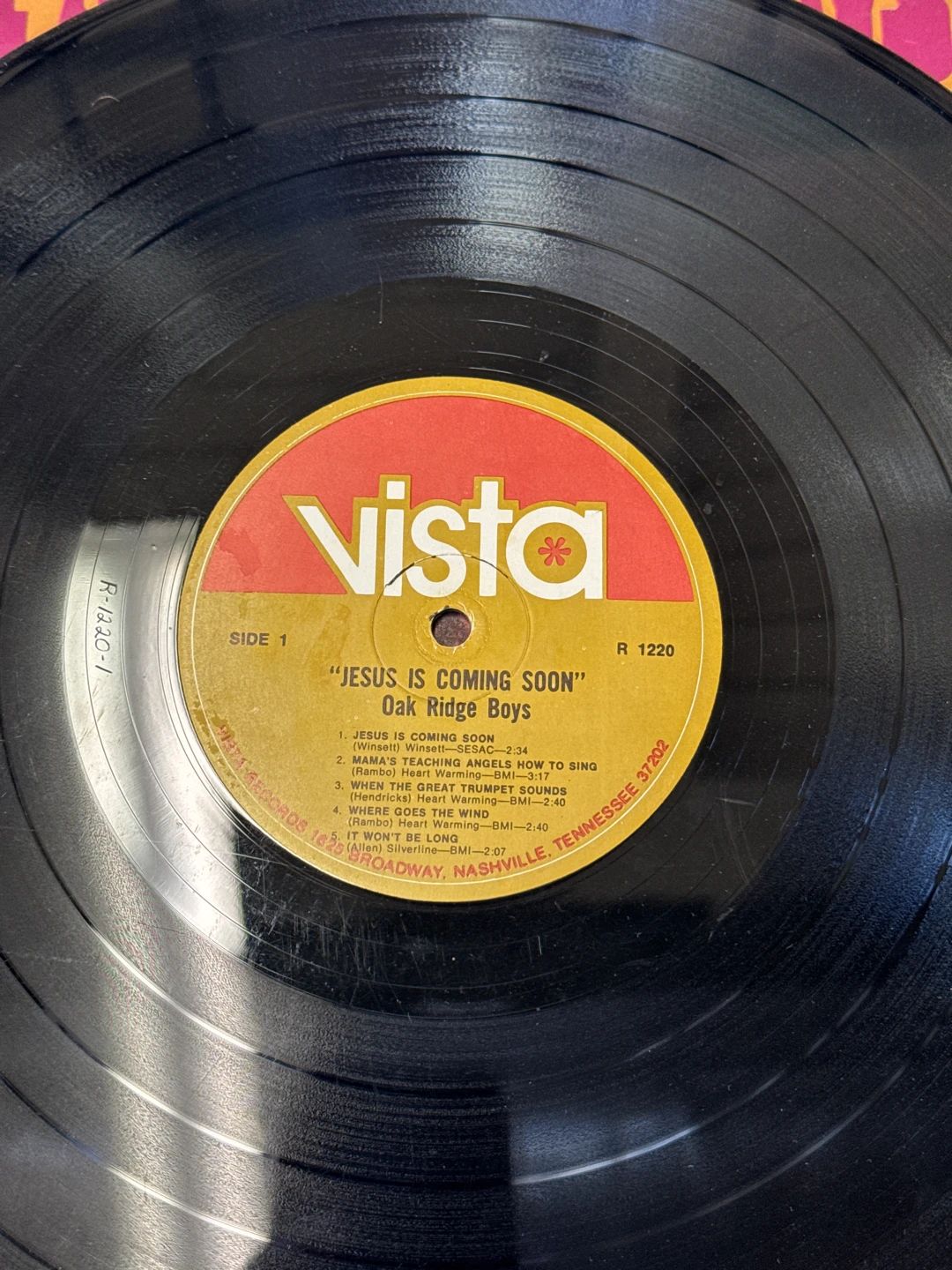 Oak Ridge Boys, The – Jesus Is Coming Soon (1971, Vista (7))