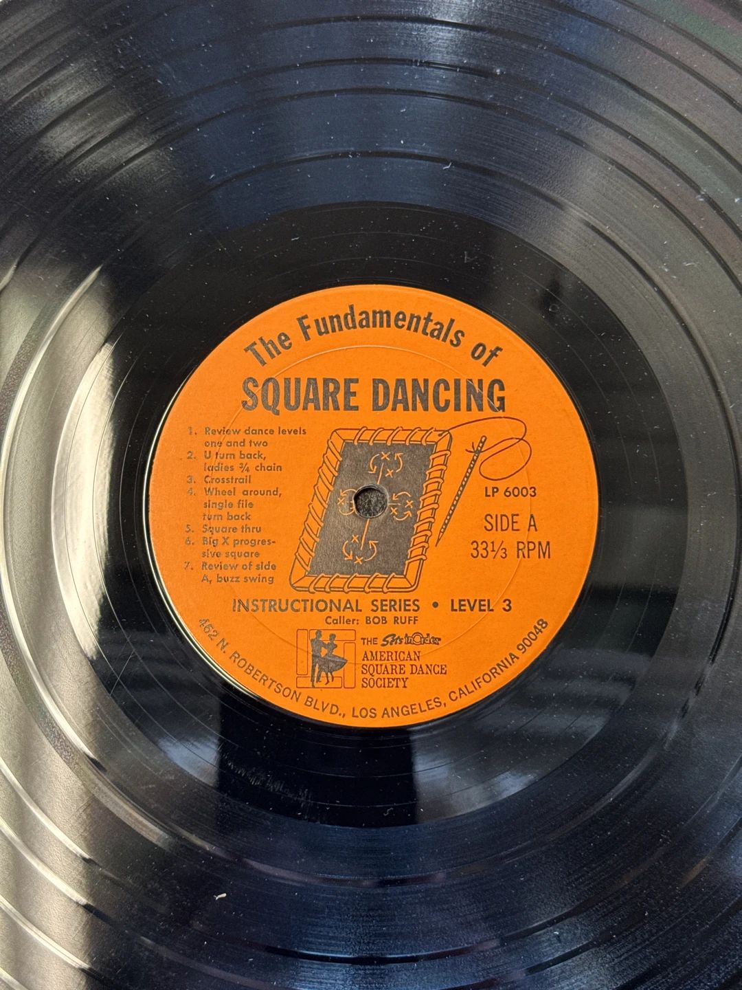 Bob Ruff – The Fundamentals Of Square Dancing (1967, Sets In Order Records)