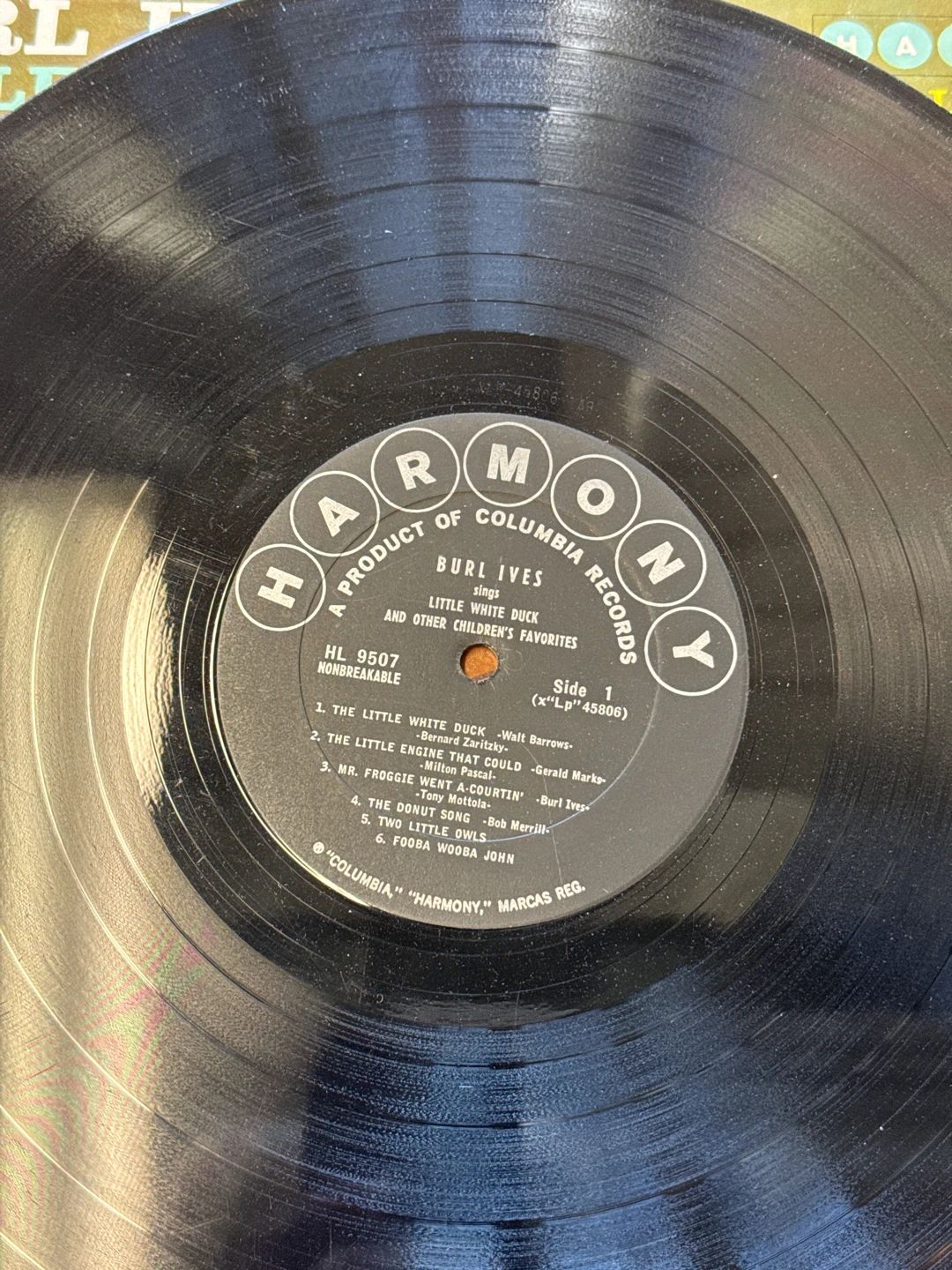 Burl Ives – Burl Ives Sings Little White Duck And Other Children's Favorites (1959, Harmony (4))