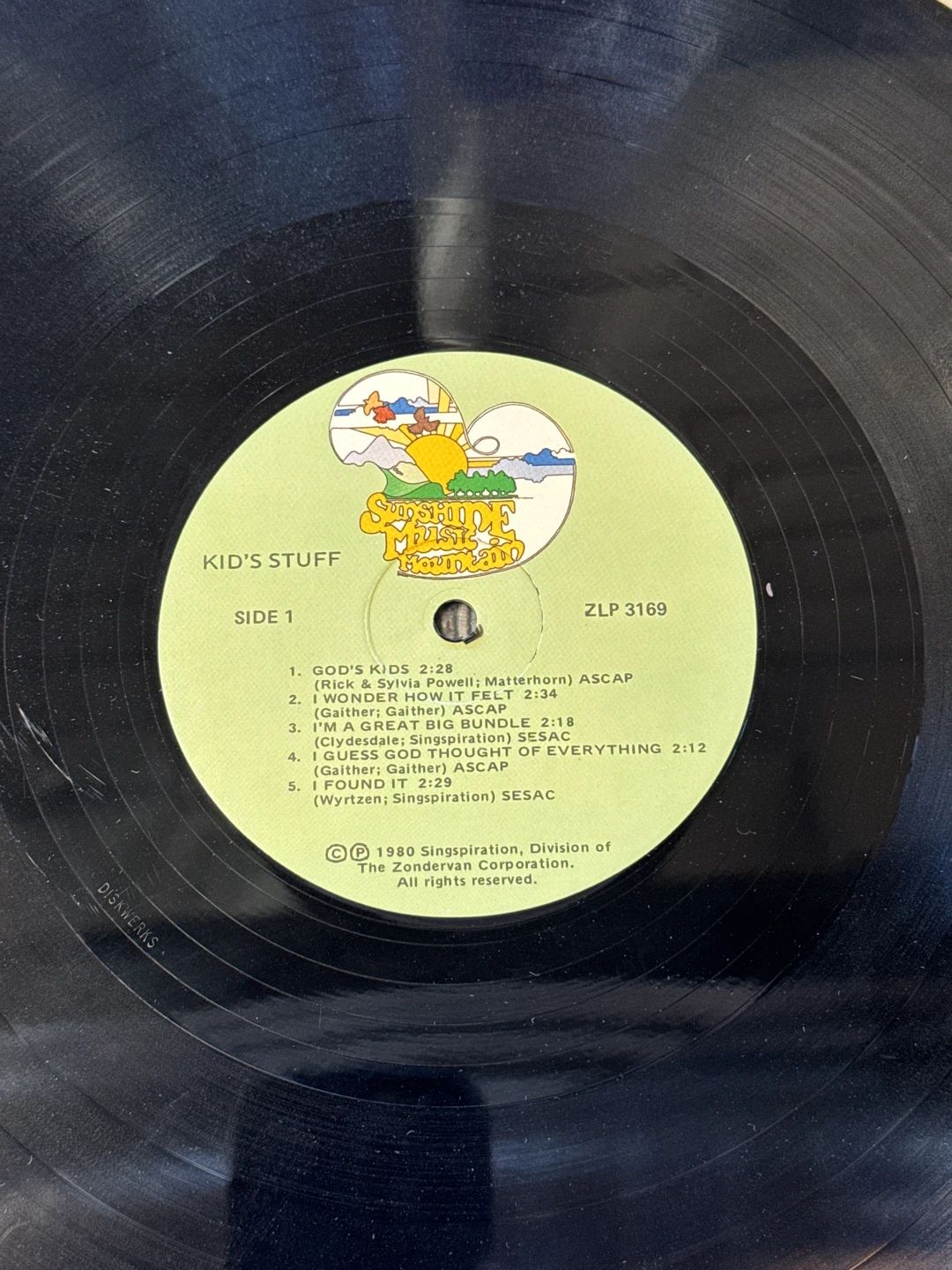 Kid's Stuff – Featuring God's Kids And His Kids (1980, Sunshine Music Mountain)