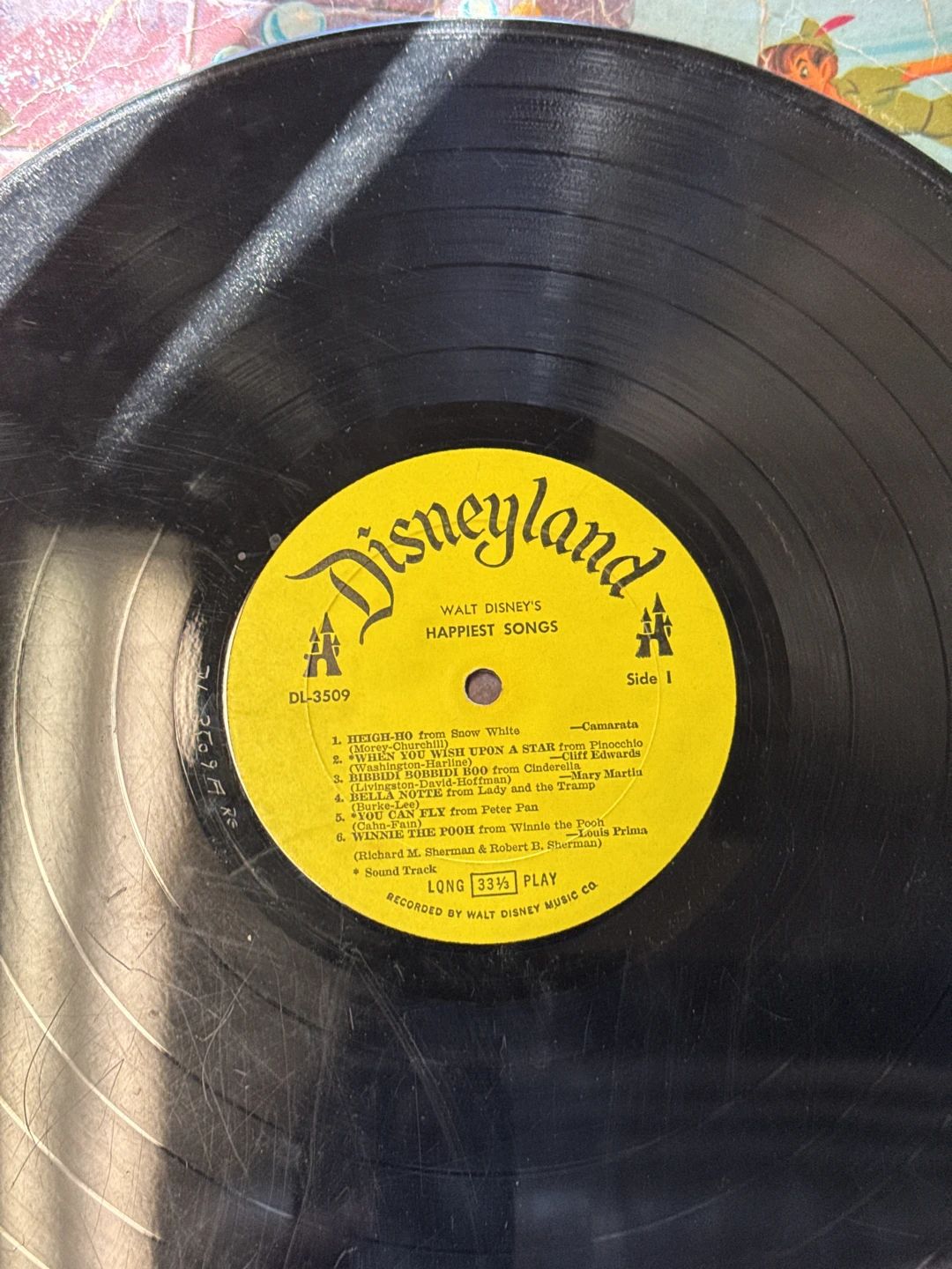 Various – Walt Disney's Happiest Songs (1967, Disneyland)