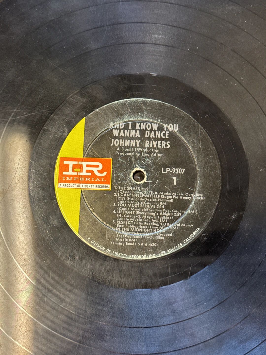 Johnny Rivers – ...And I Know You Wanna Dance (1966, Imperial)