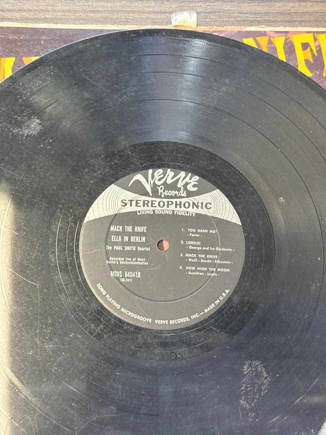 Ella Fitzgerald – Mack The Knife (Ella In Berlin) (1960, Verve Records)