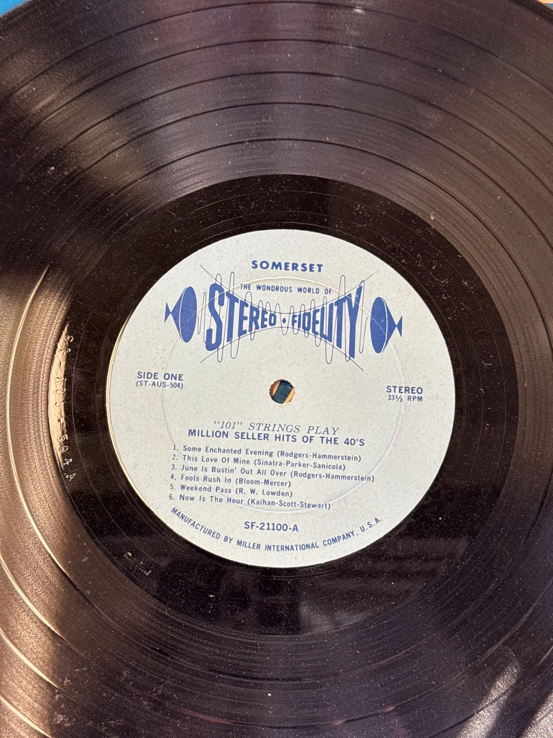101 Strings – Million Seller Hit Songs Of The 40's (Alshire)
