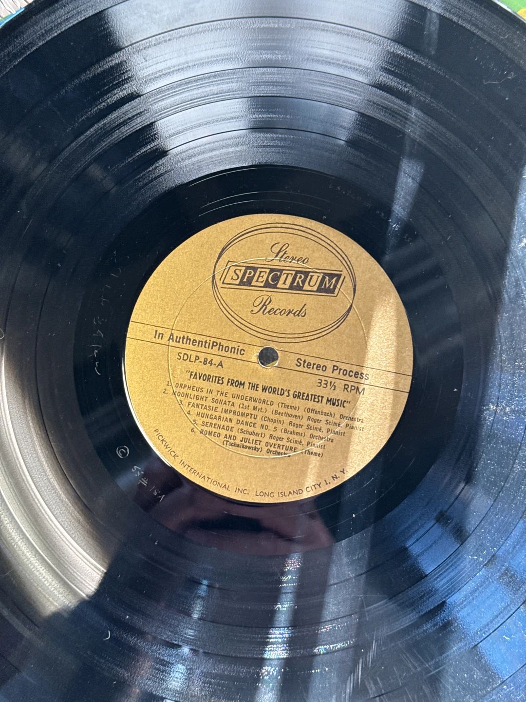 Various – Favorites From The World's Greatest Music (1963, Columbia)