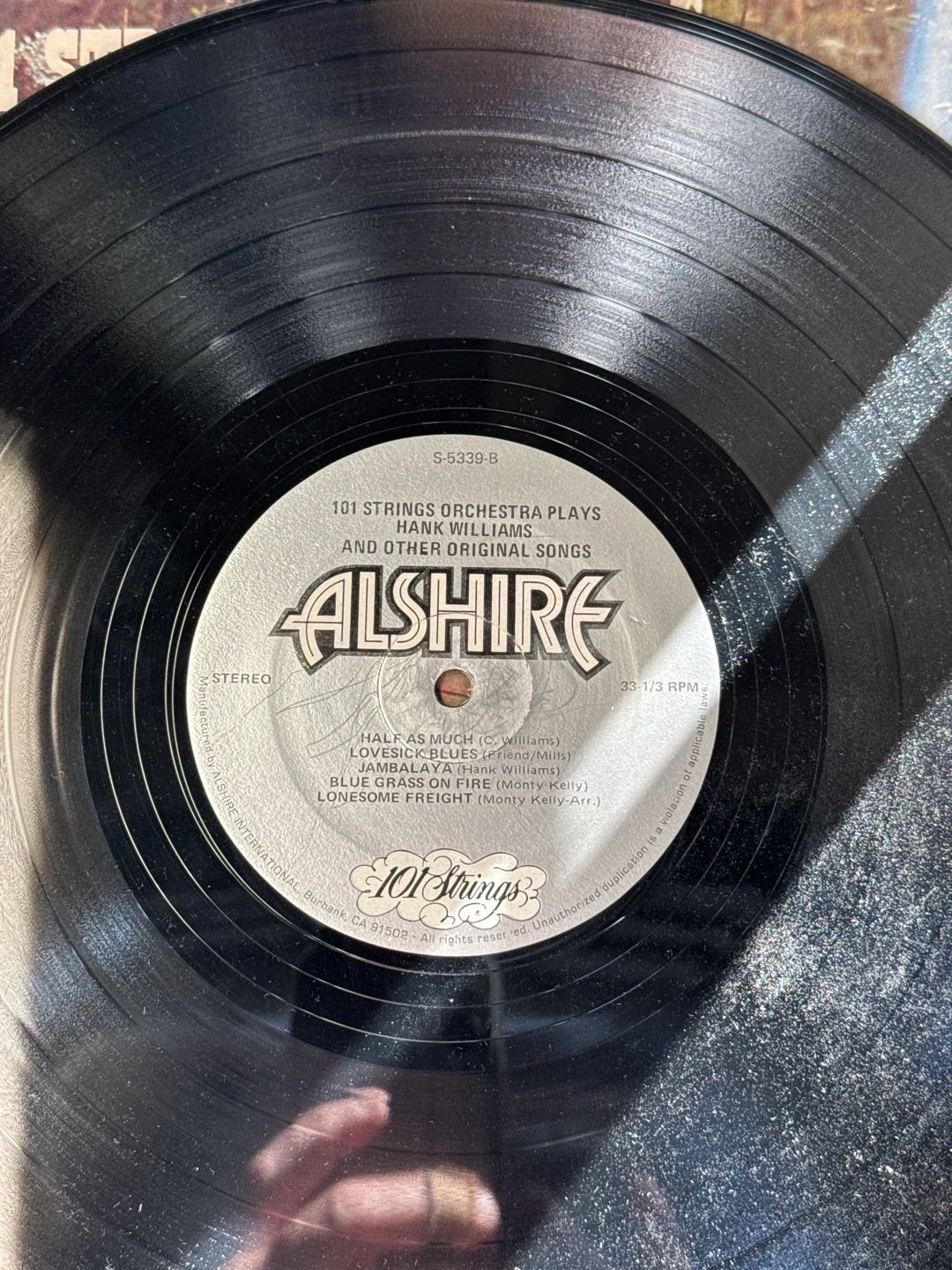 101 Strings – Plays Hank Williams And Other Original Songs (1976, Alshire)