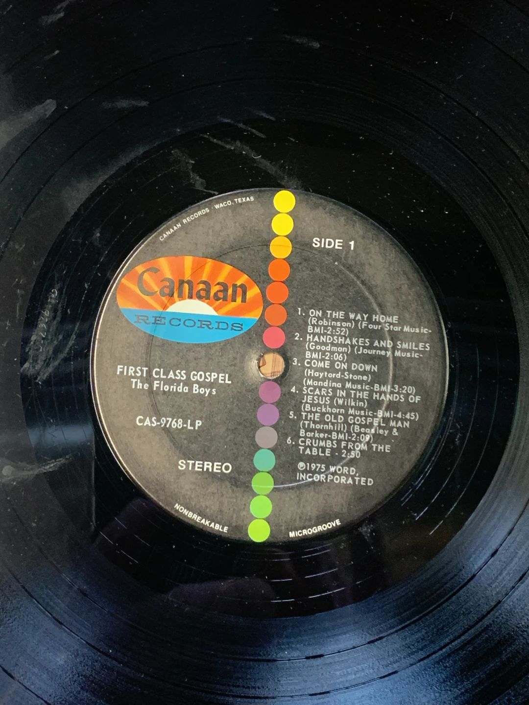 Florida Boys, The – First Class Gospel (1975, Canaan Records)