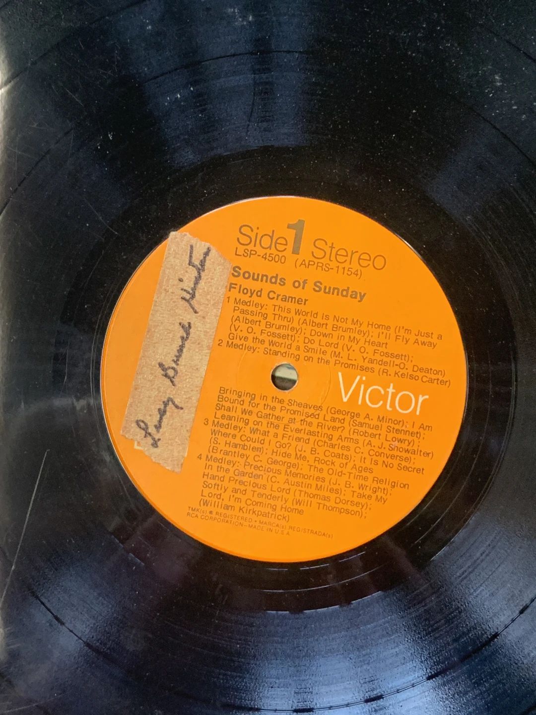 Floyd Cramer – Sounds Of Sunday (1971, RCA Victor)
