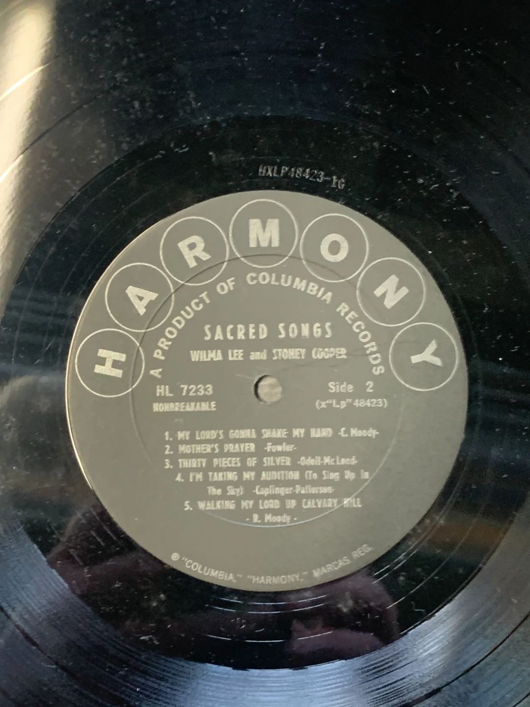 Wilma Lee & Stoney Cooper – Sacred Songs (1960, Harmony (4))