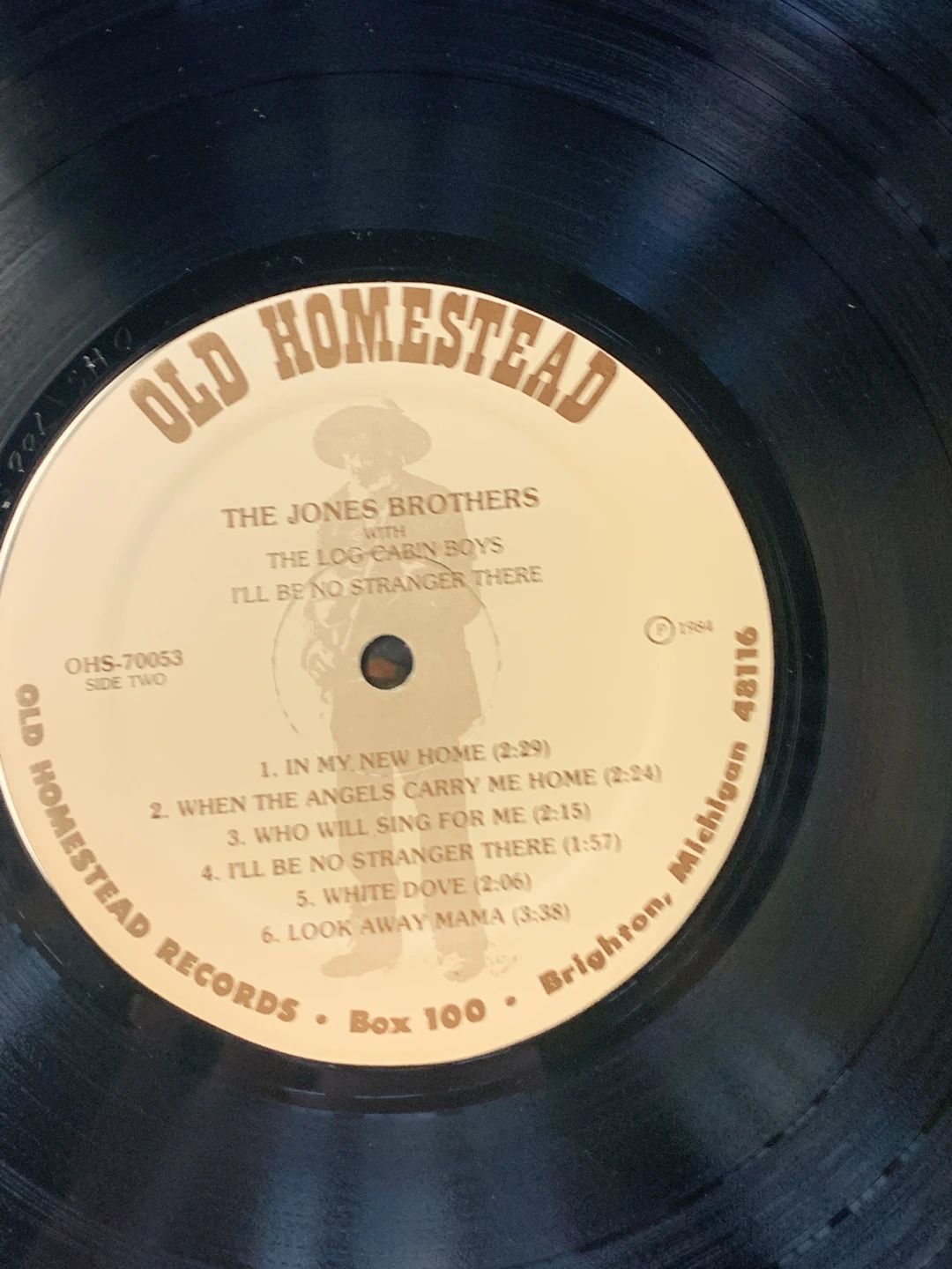 Jones Brothers|The Log Cabin Boys – I'll Be No Stranger There (1983, Old Homestead Records)