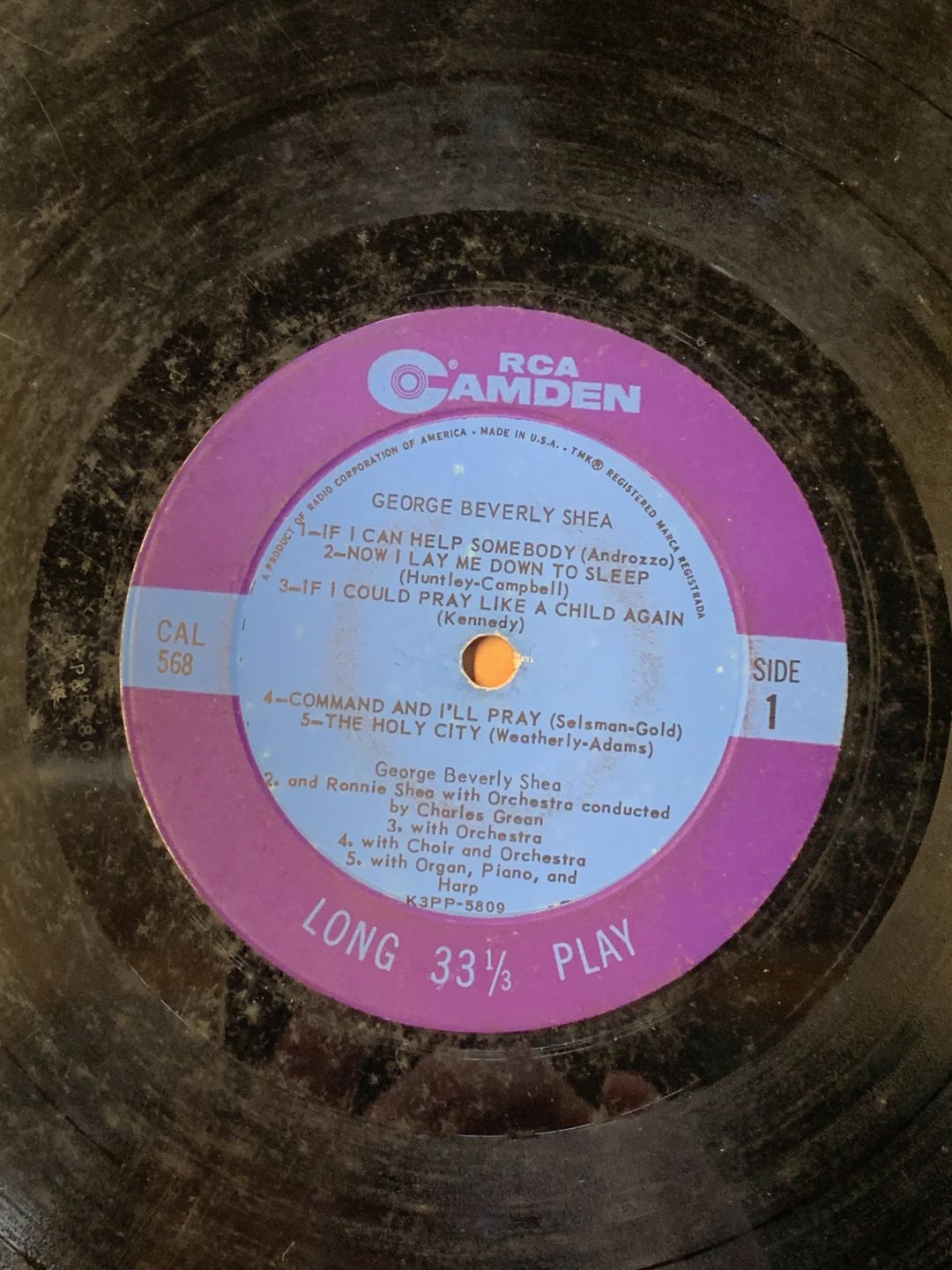 George Beverly Shea – George Beverly Shea (1964, RCA Camden)