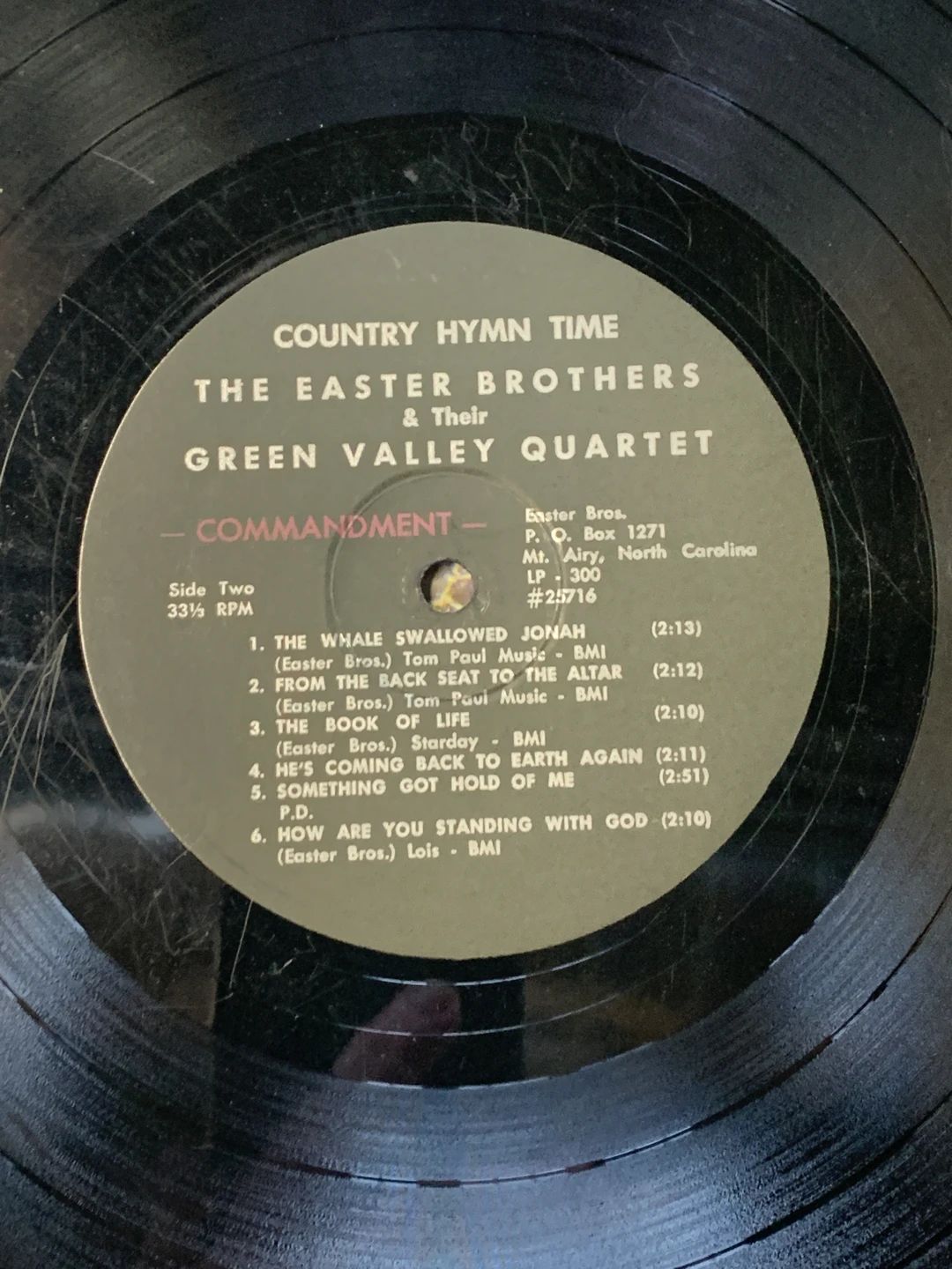 Easter Brothers|The Green Valley Quartet, The – Country Hymn Time (1971, Commandment)