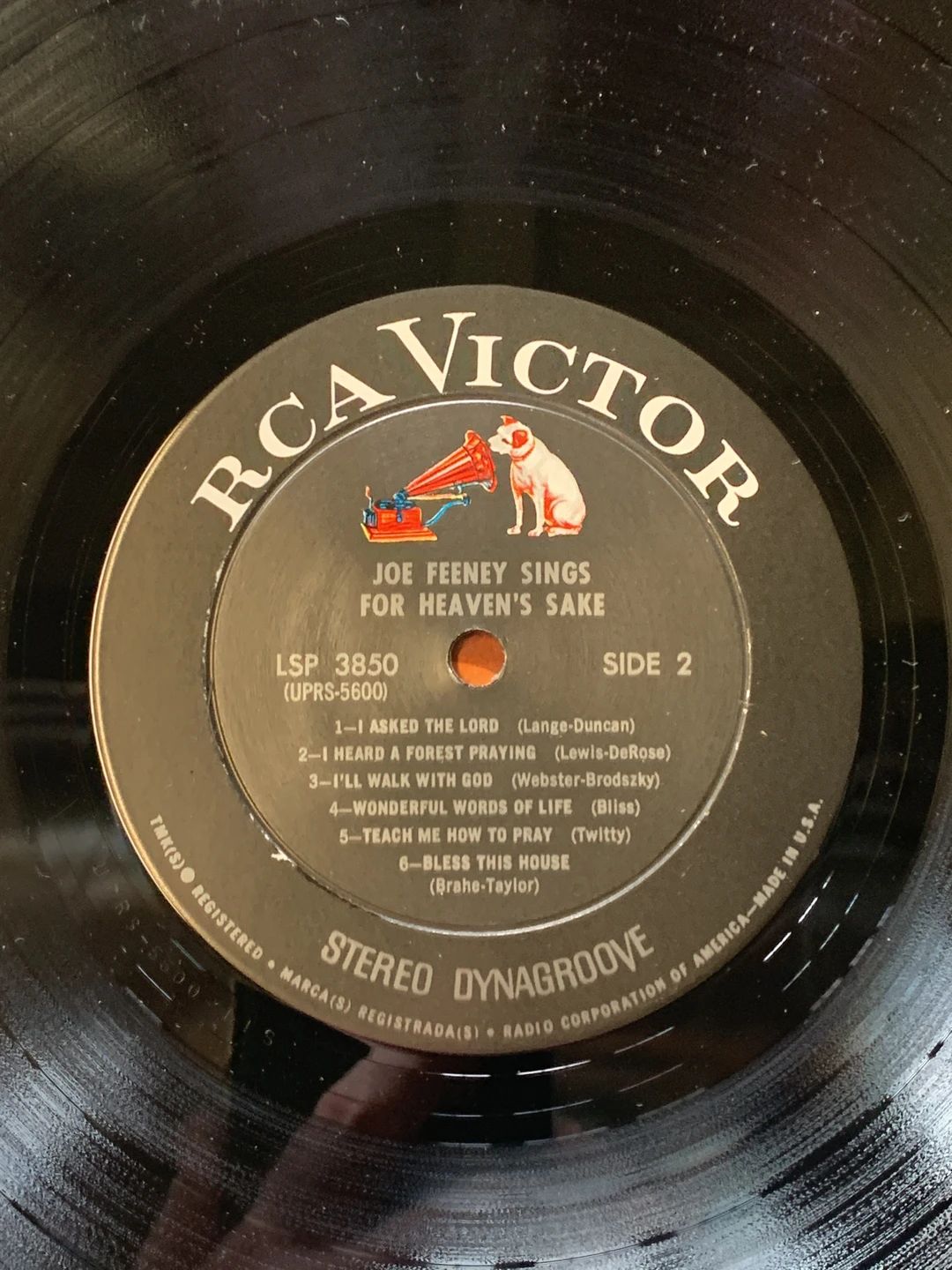 Joe Feeney – Sings For Heaven's Sake (1967, RCA Victor)