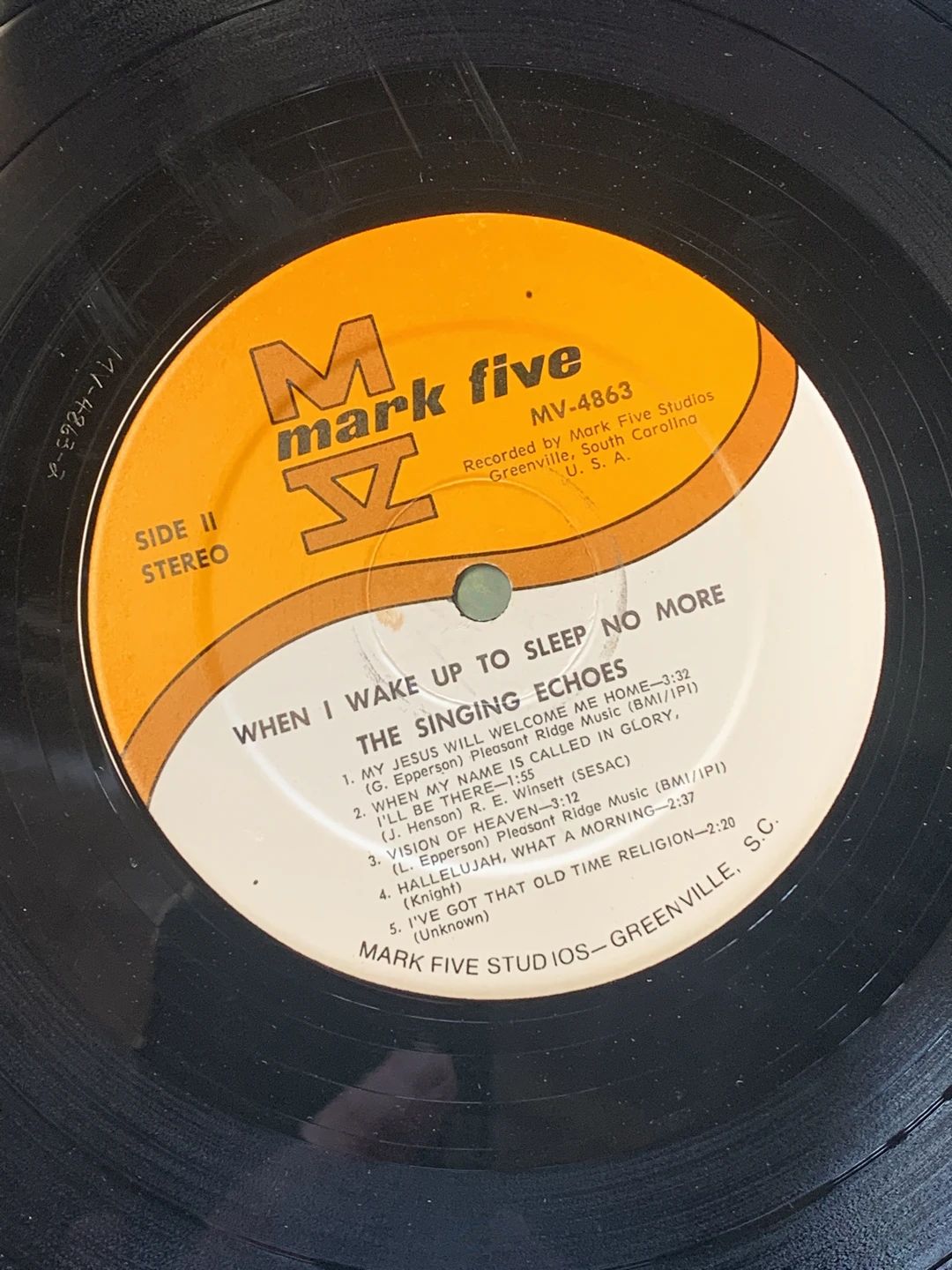 Singing Echoes, The – When I Wake Up To Sleep No More (1973, Mark V)