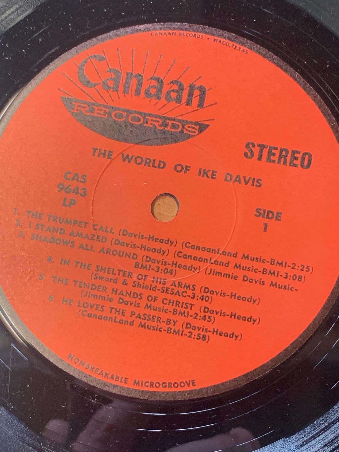 Ike Davis – The World Of Ike Davis (1968, Canaan Records)