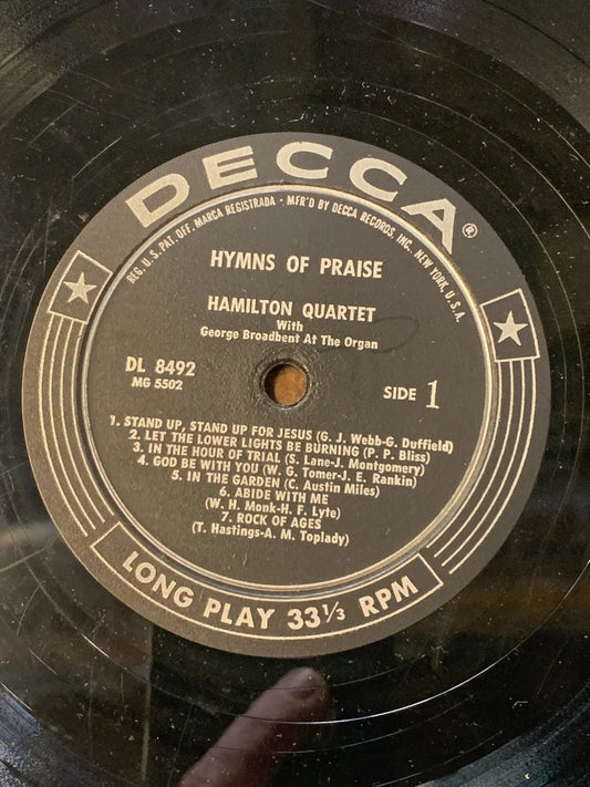 Hamilton Quartet – Hymns Of Praise (Decca)