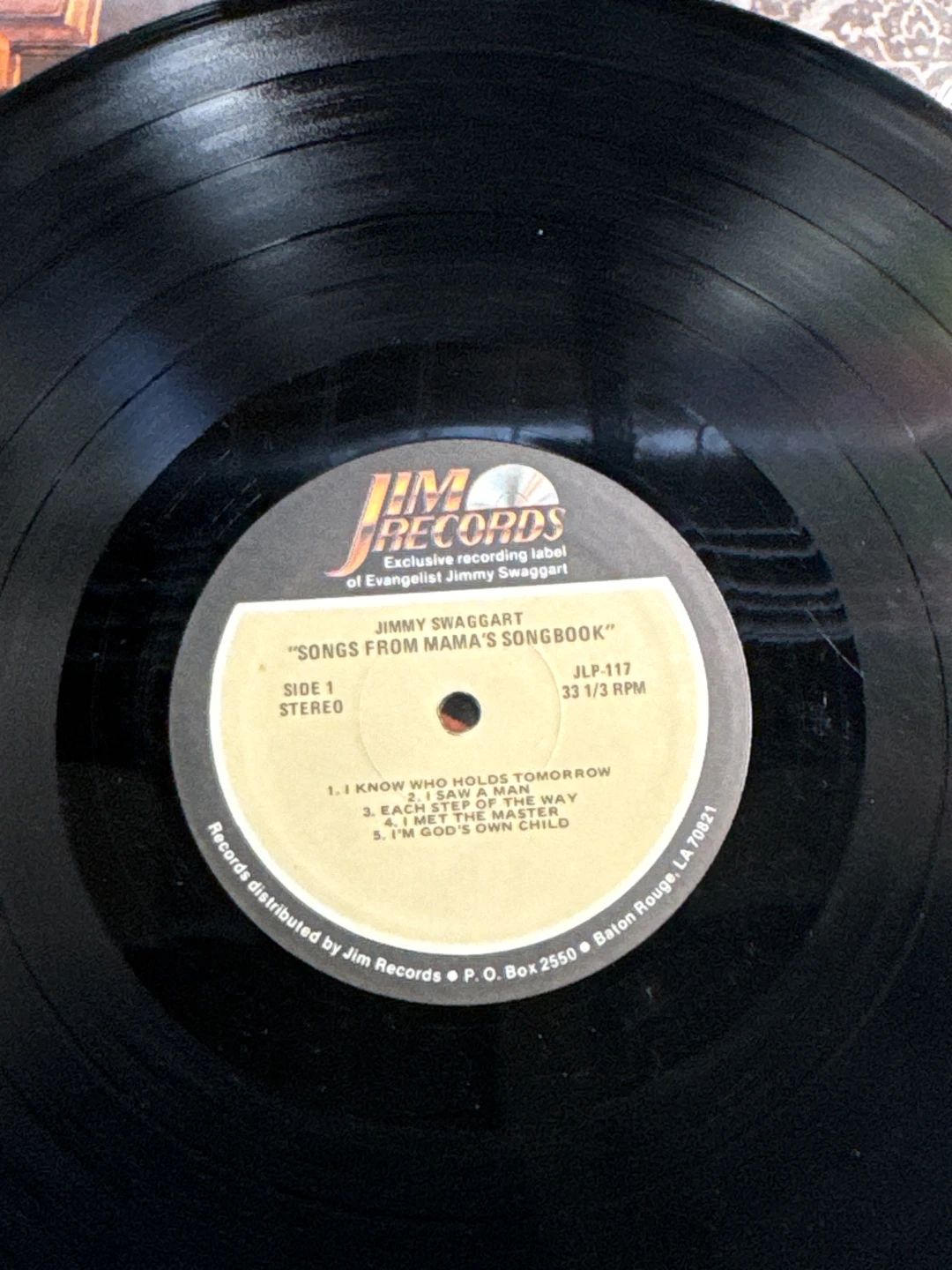 Jimmy Swaggart – Songs From Mama's Songbook (1974, Jim Records)