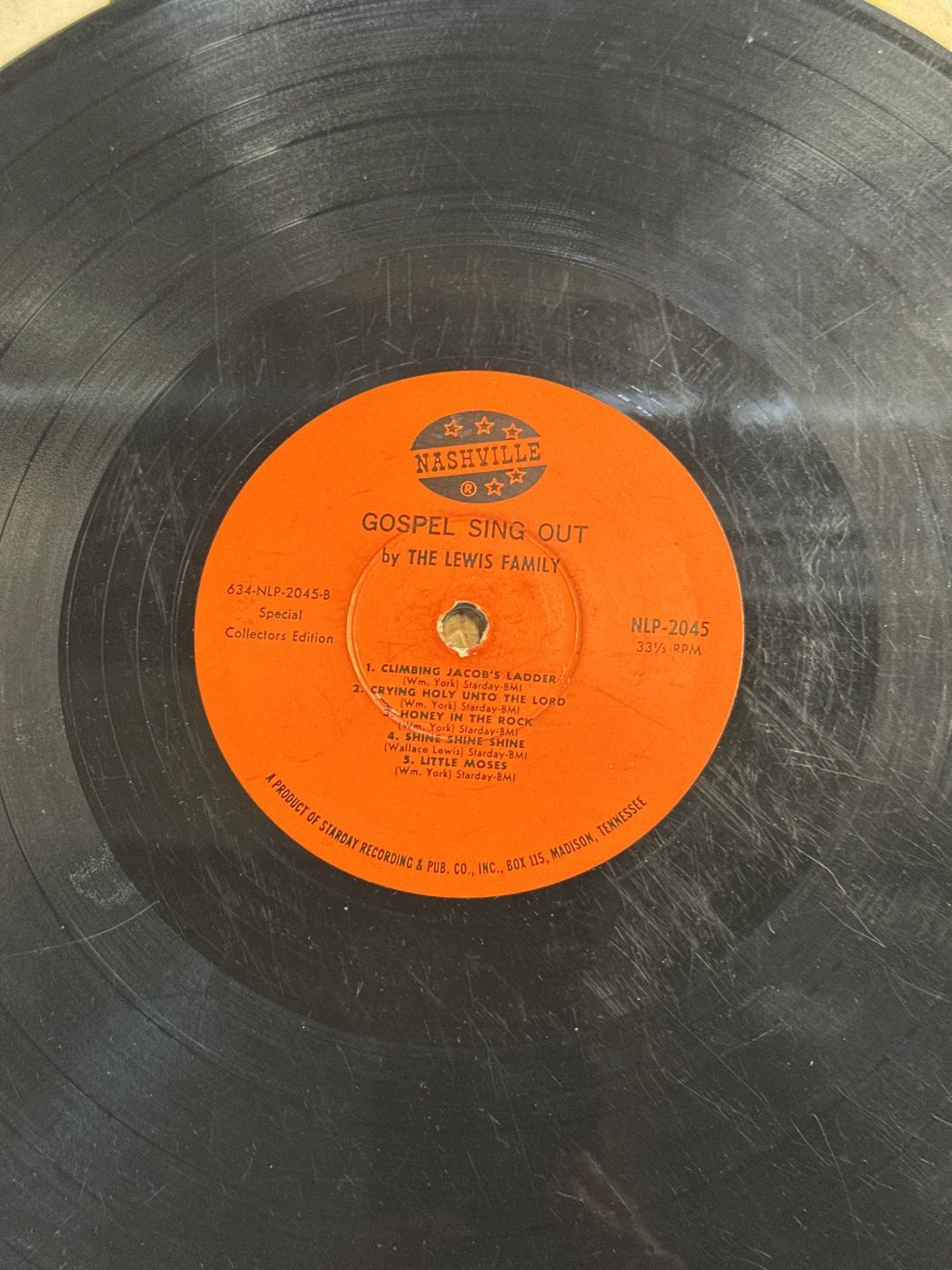 Lewis Family, The – Takes You To A Gospel Sing Out (1967, Nashville)
