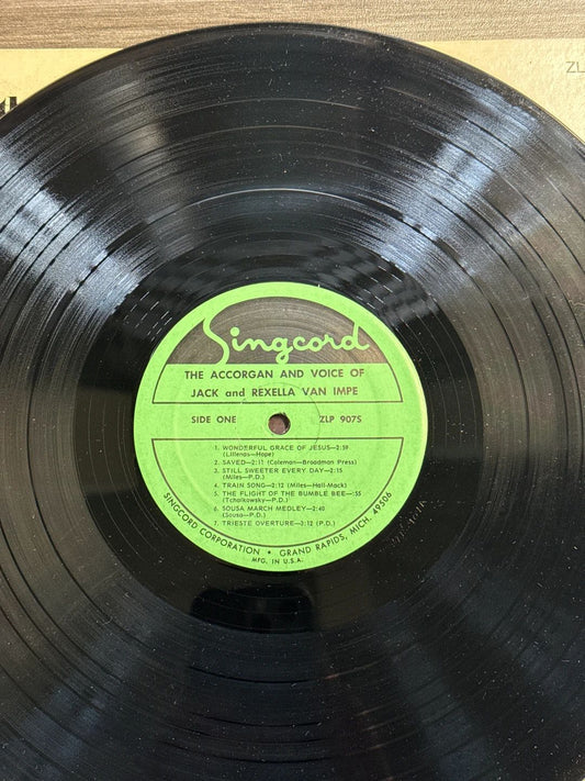 Jack Van Impe|Rexella Van Impe – The Accorgan And Voice Of Jack And Rexella Van Impe (1973, Singcord)