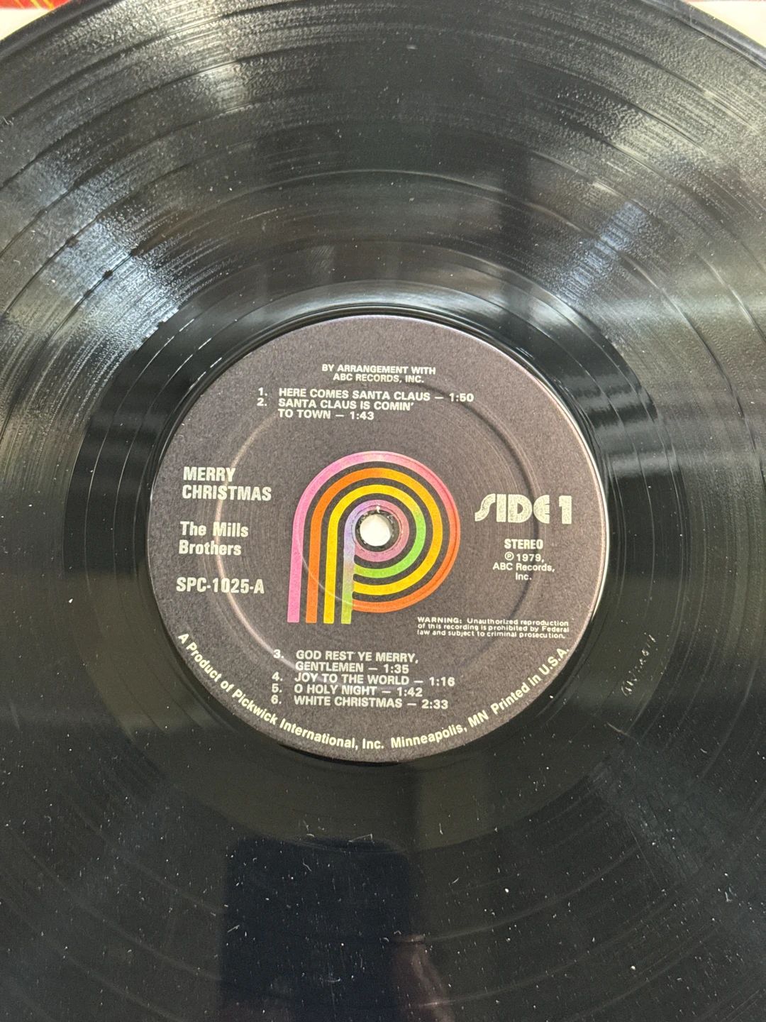 Mills Brothers, The – Merry Christmas (1979, Pickwick)