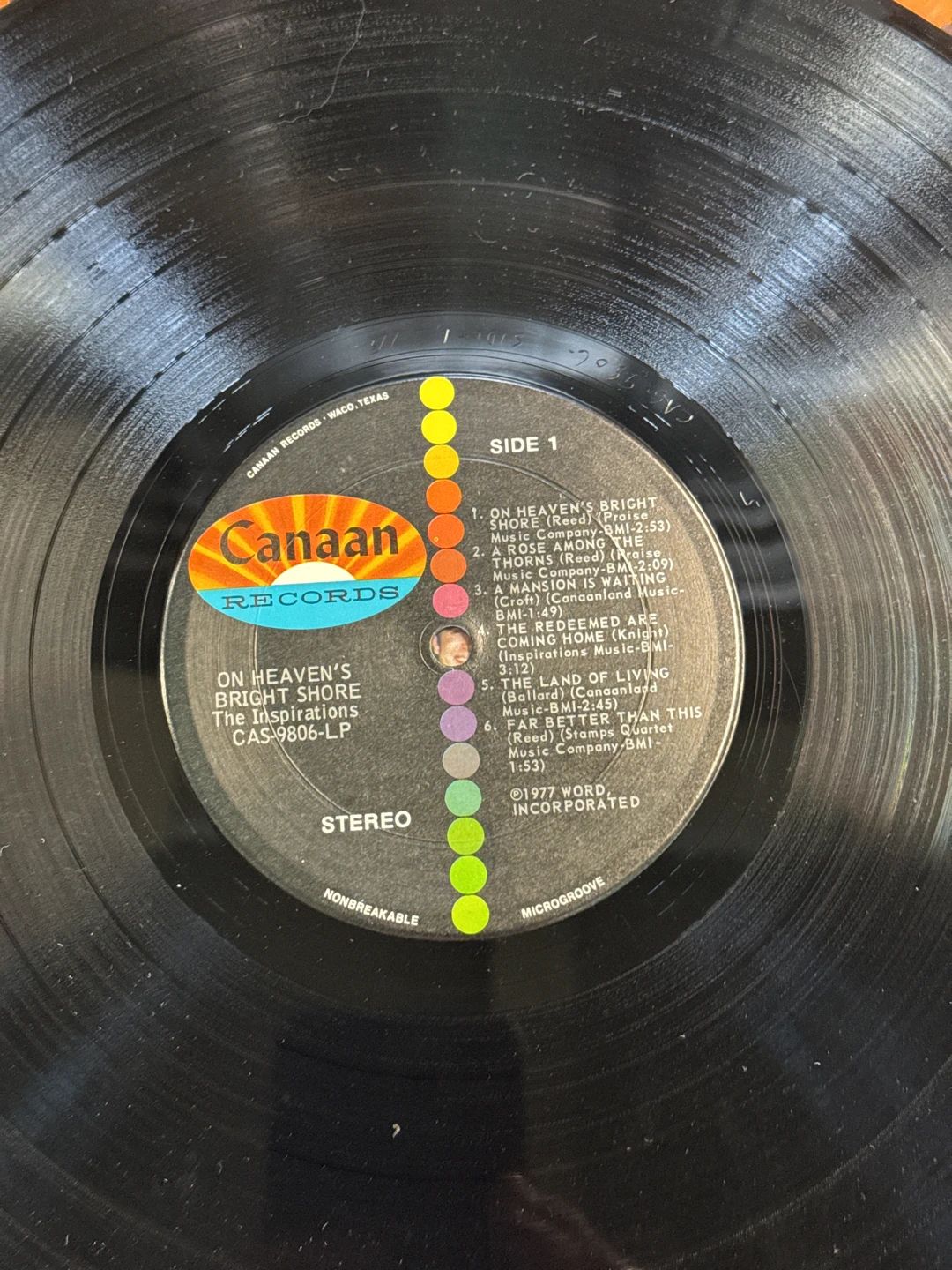 Inspirations (2), The – On Heaven's Bright Shore (1976, Canaan Records)