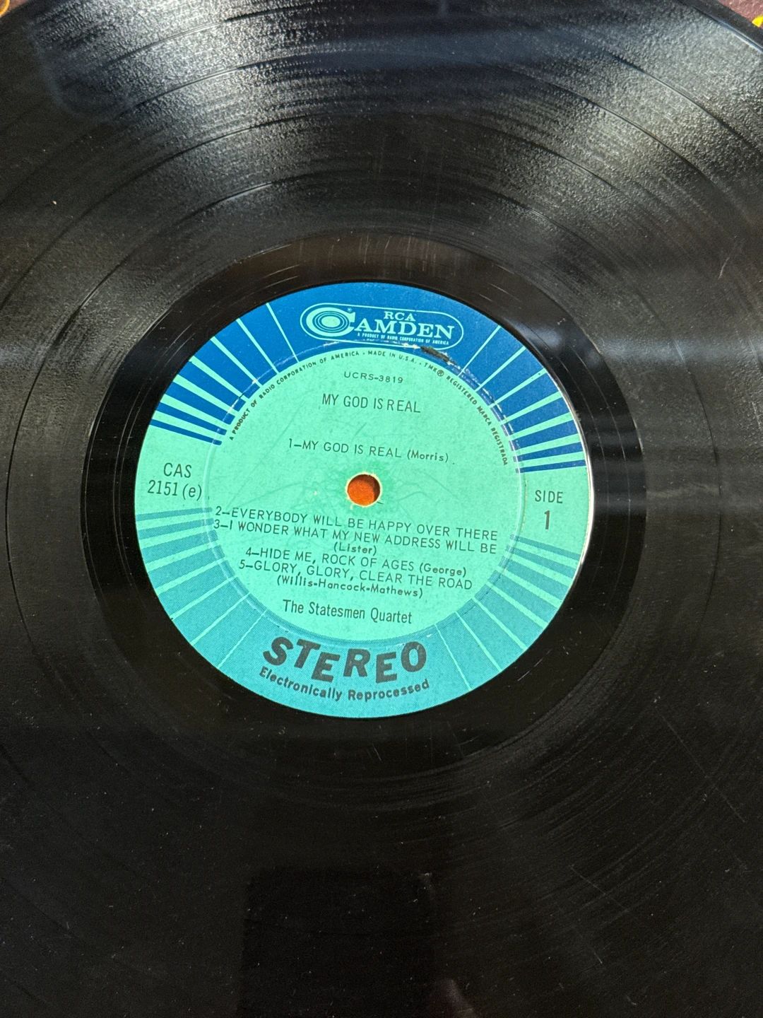 Statesmen Quartet, The – My God Is Real (1967, RCA Camden)