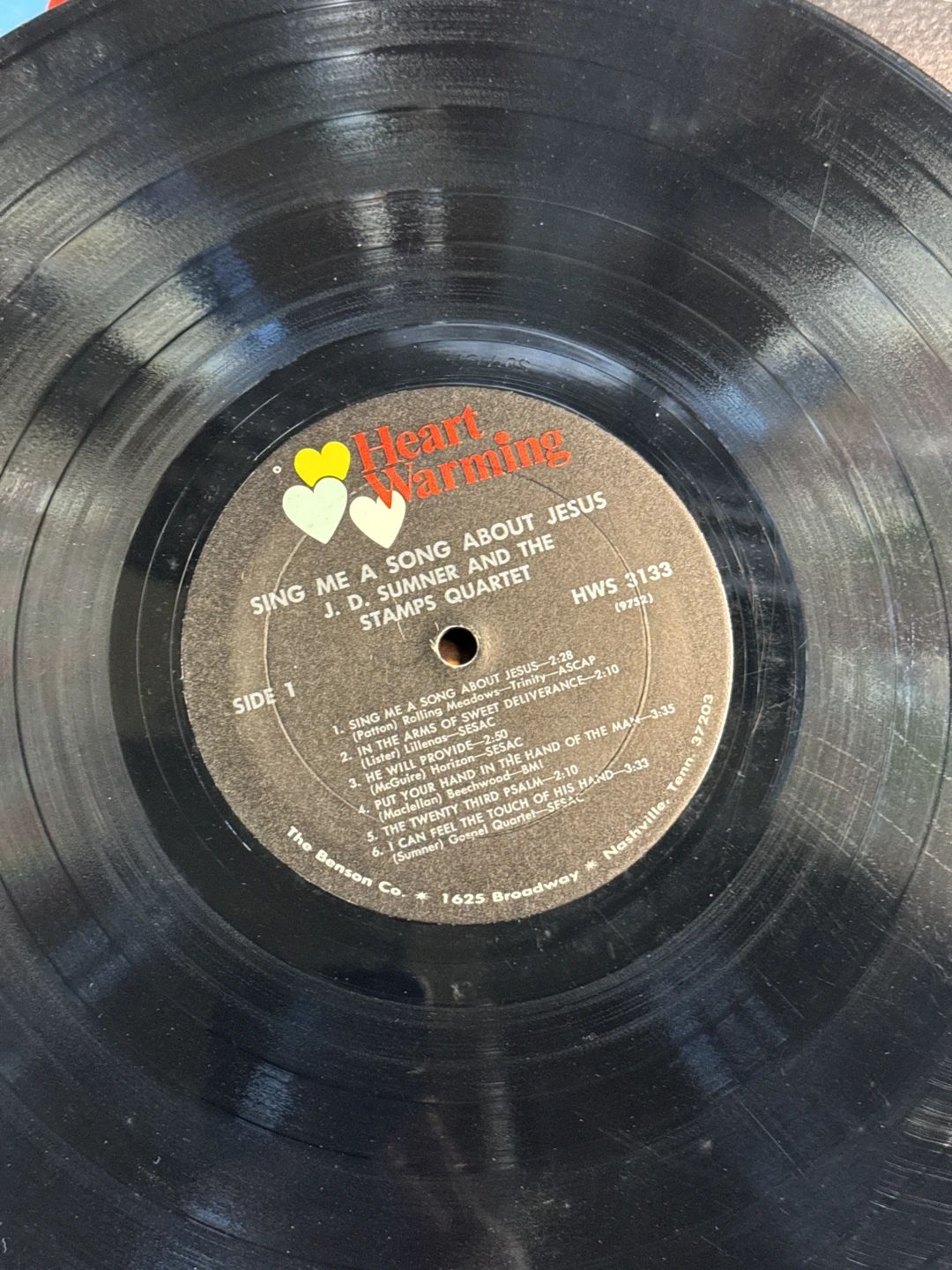 J.D. Sumner & The Stamps – Sing Me A Song About Jesus (1971, Heart Warming Records)
