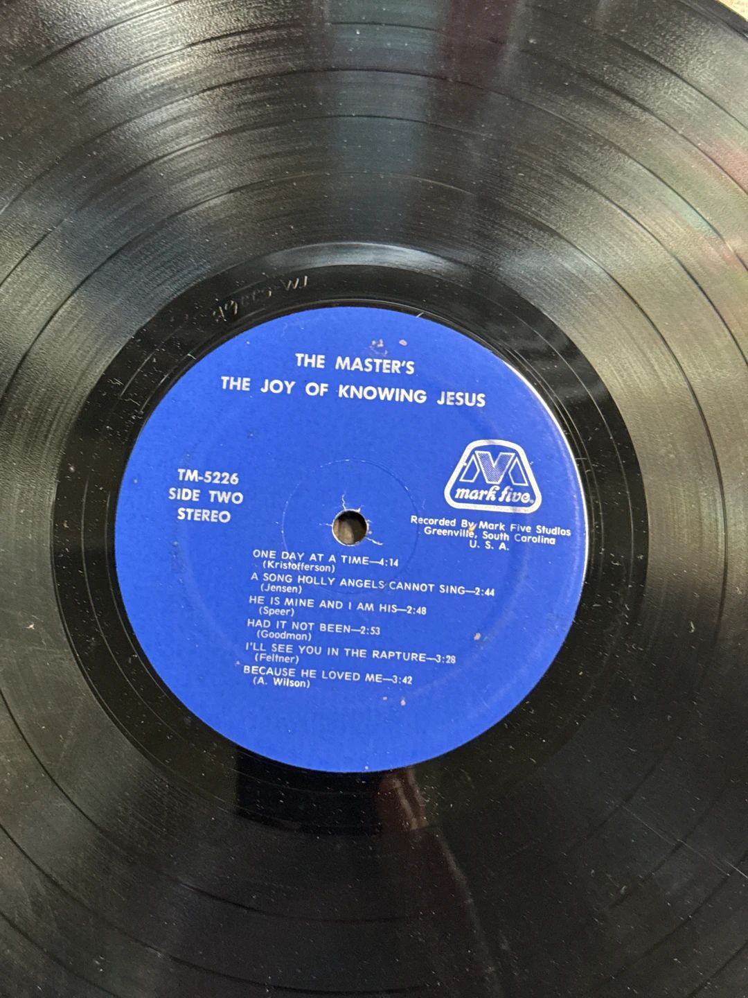 Master's, The – The Joy Of Knowing Jesus (1986, Big-B Worldwide Sound)