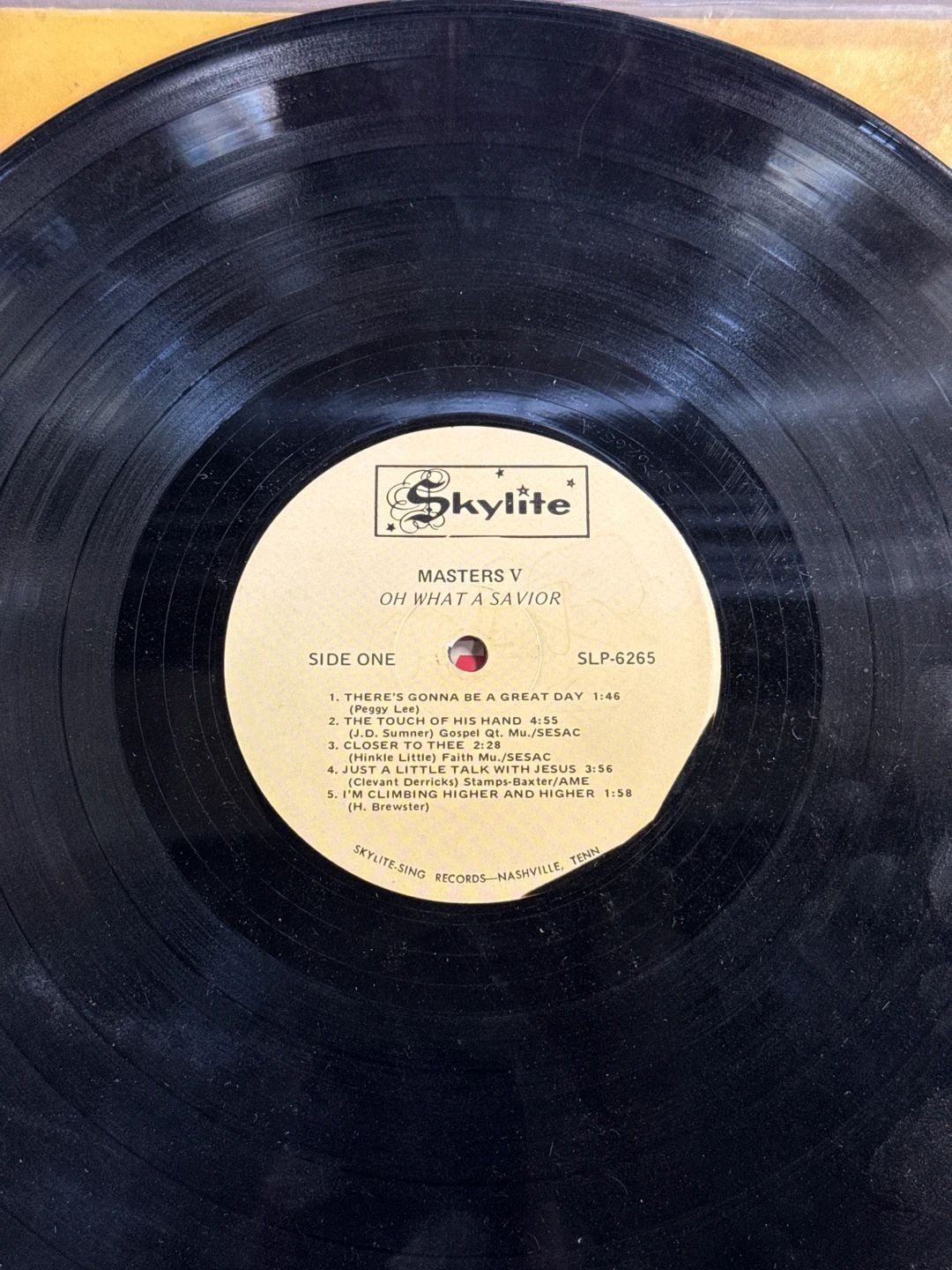 Masters V, The – O, What A Savior (1982, Skylite)