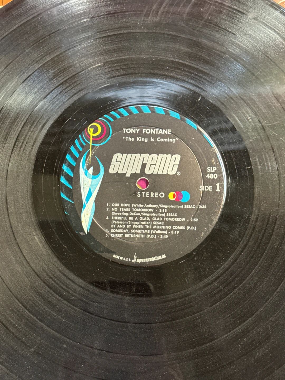 Tony Fontane – The King Is Coming (Supreme (5))