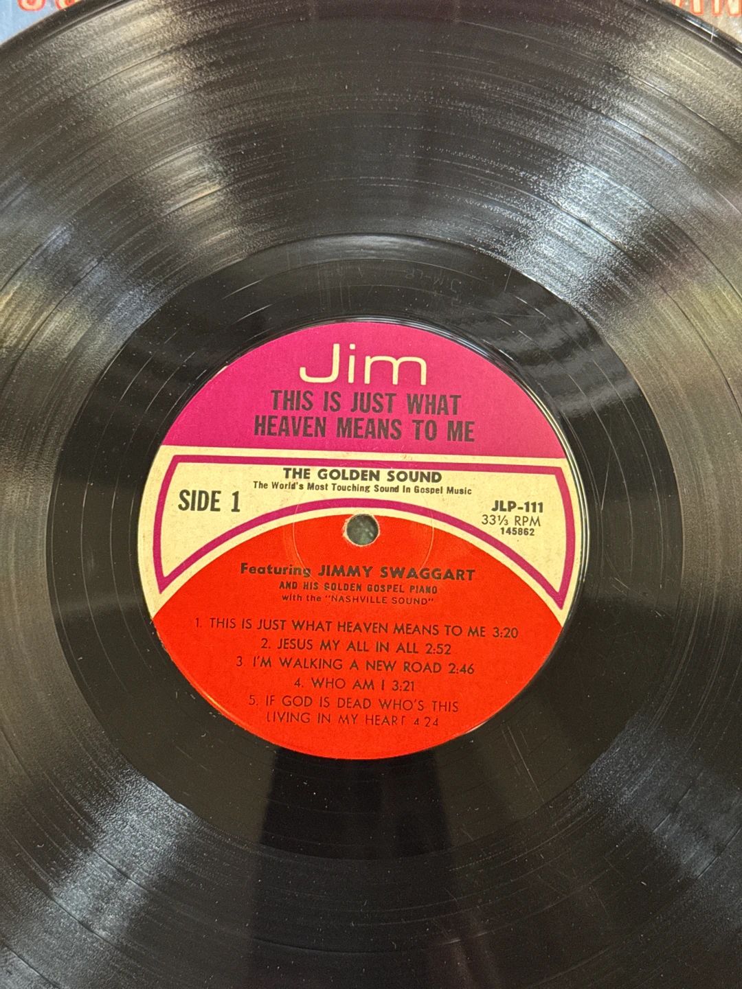 Jimmy Swaggart – This Is Just What Heaven Means To Me (1973, Jim Records)
