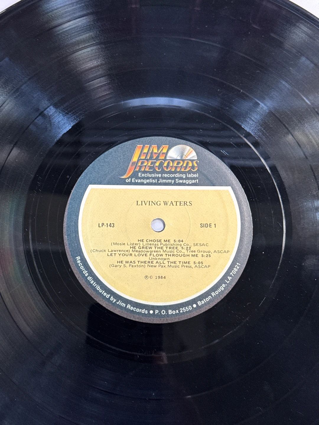 Living Waters – He Chose Me (1984, Jim Records)