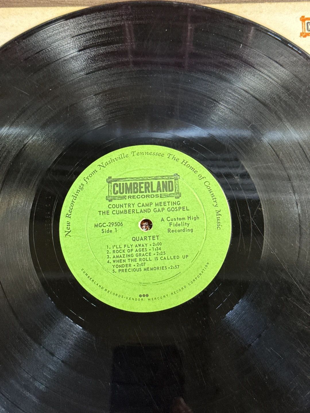 Cumberland Gospel Quartet – Country Camp Meeting (Cumberland Records)