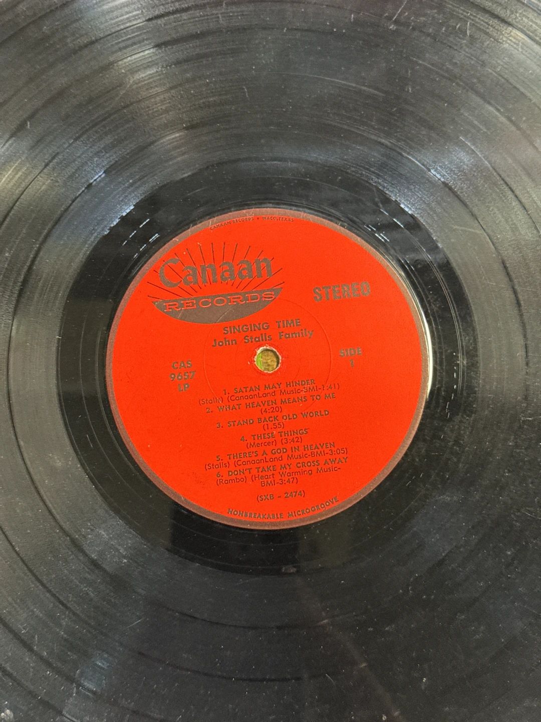 John Stalls Family, The – Singing Time (Canaan Records)