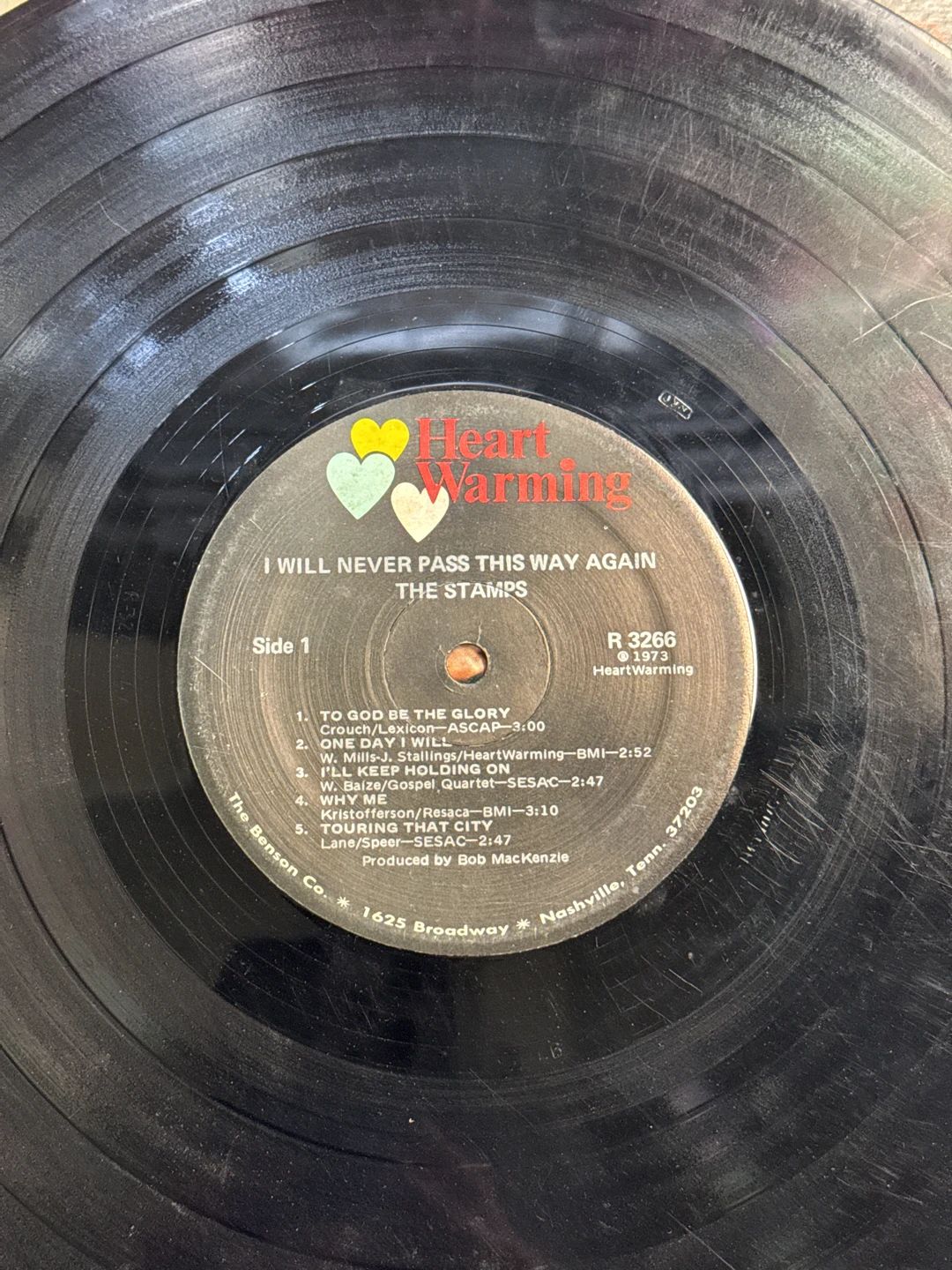 Stamps Quartet|J.D. Sumner & The Stamps, The – I Will Never Pass This Way Again (1974, Heart Warming Records)