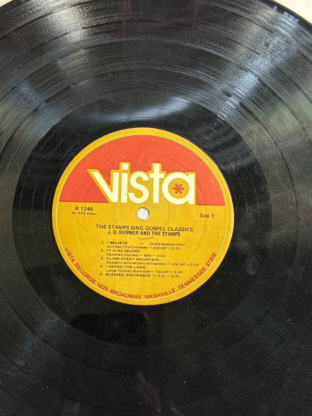 J.D. Sumner & The Stamps – Sing Gospel Classics (1973, Vista (7))