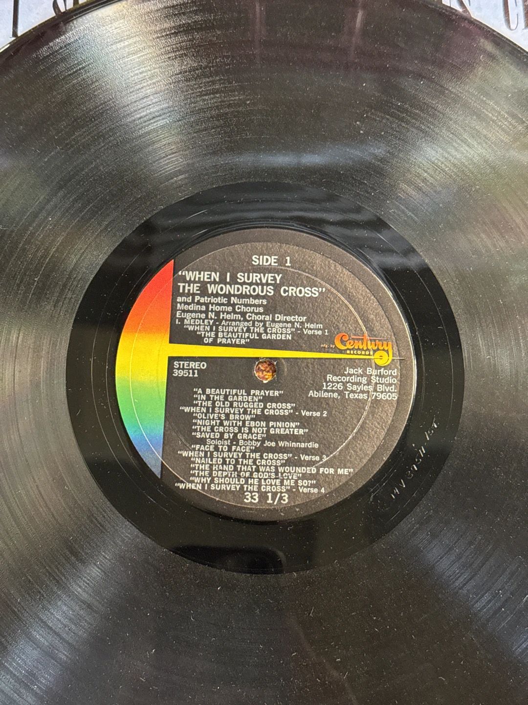 Medina Home Chorus – When I Survey The Wondrous Cross (Century Records (4))
