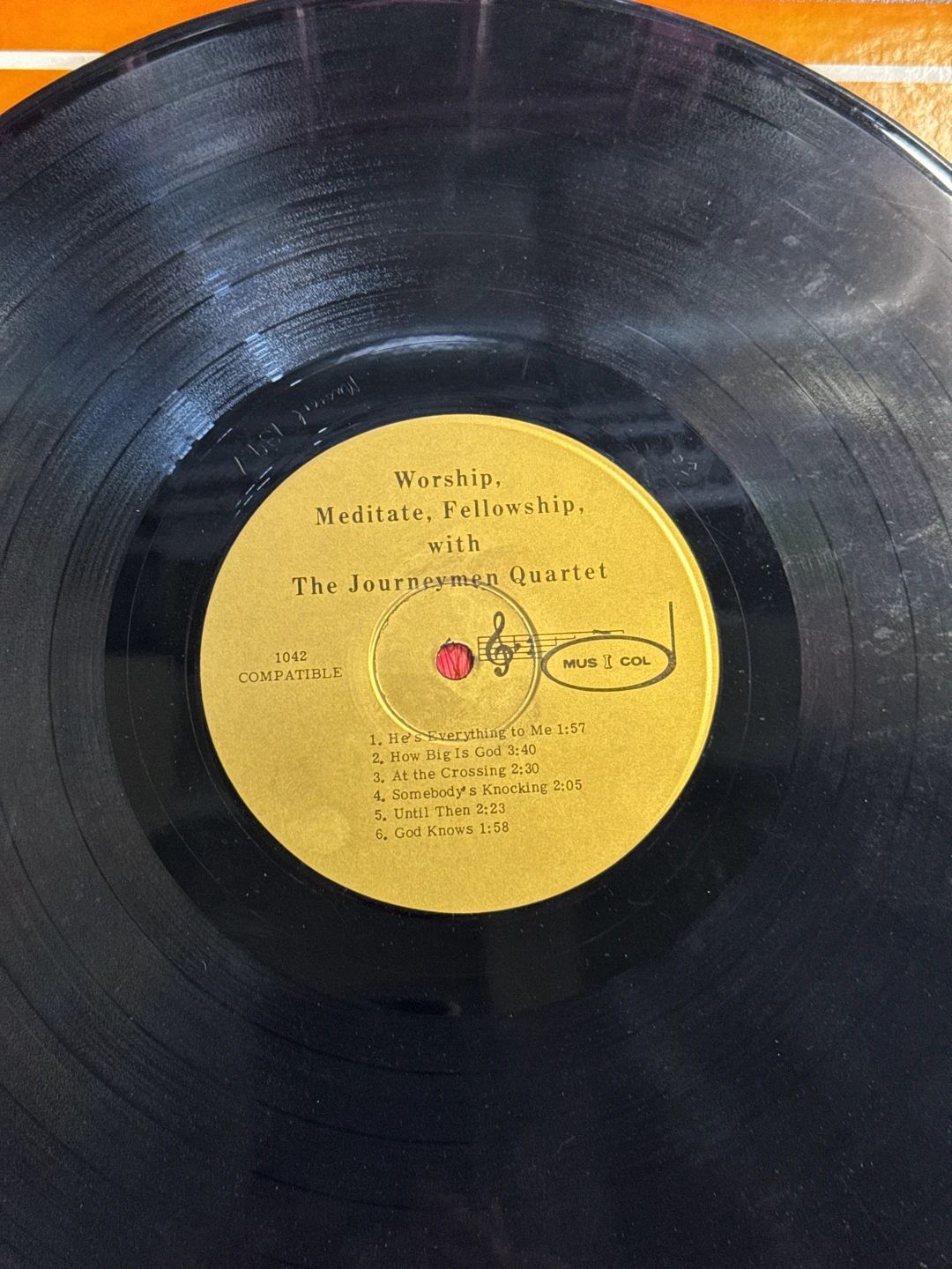 Journeymen Quartet (2), The – Worship, Meditate, Fellowship (1969, Musicol)